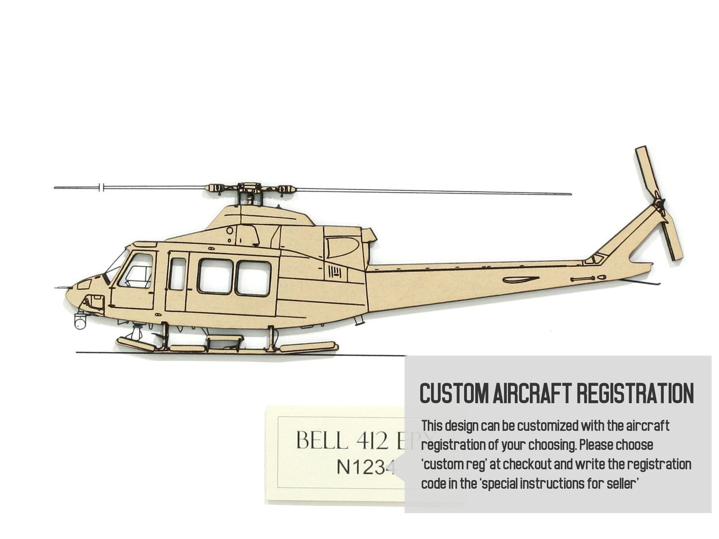Bell 412 EPX helicopter art