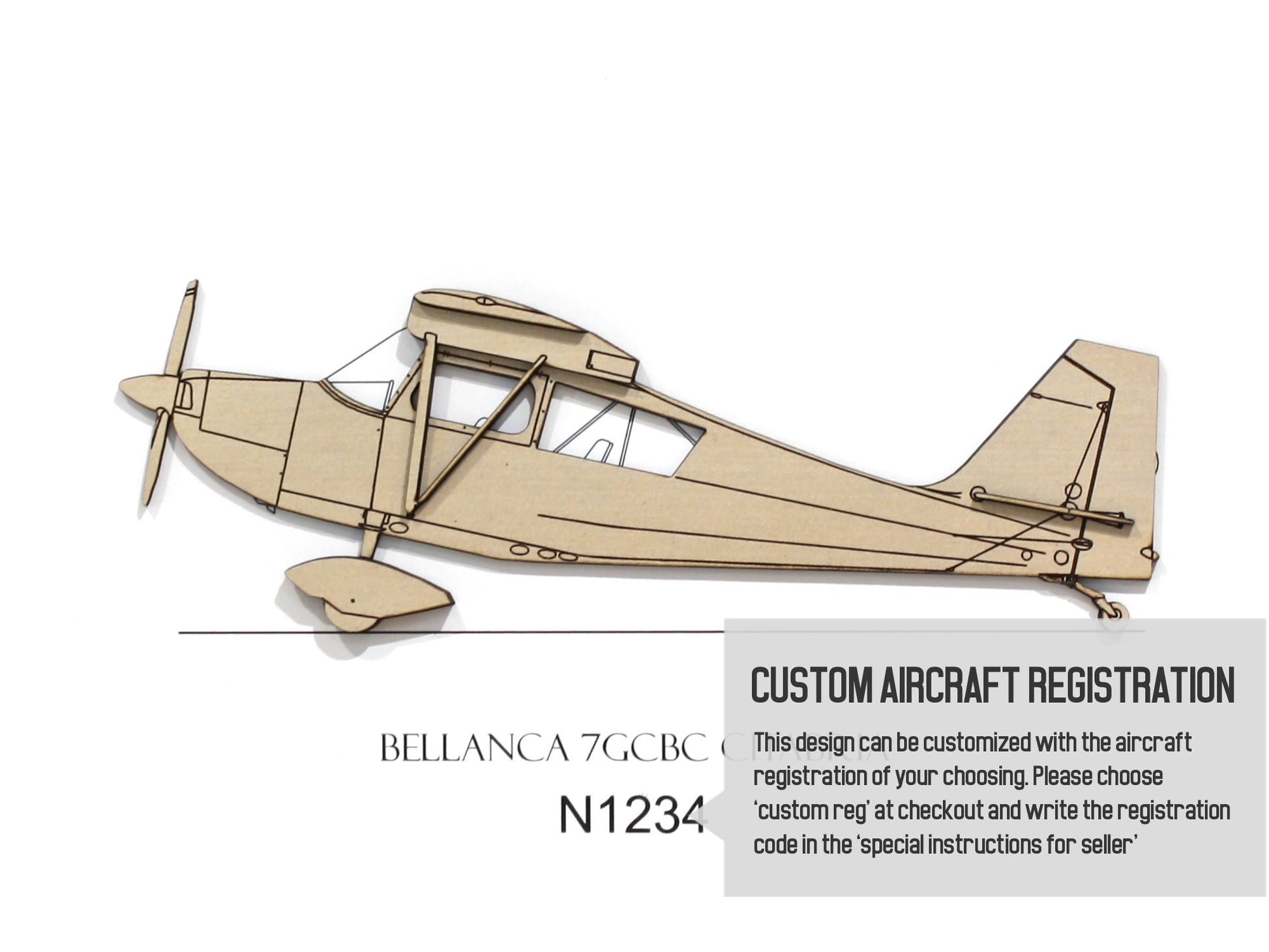 Bellanca 7GCBC Citabria aviation art