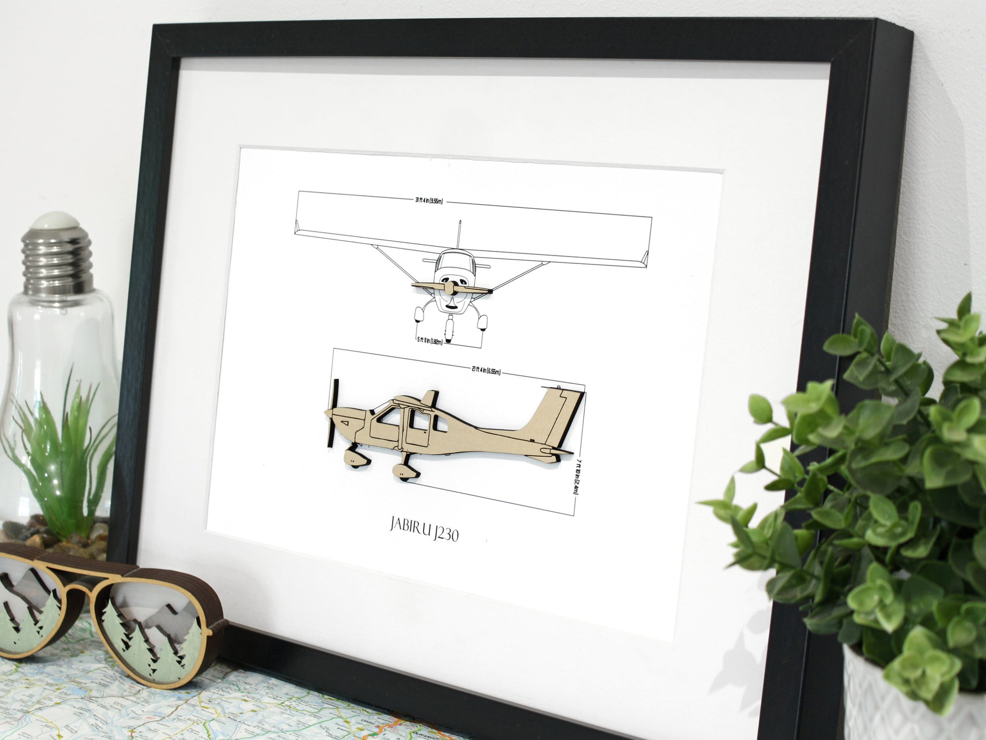 Jabiru J230 blueprint art