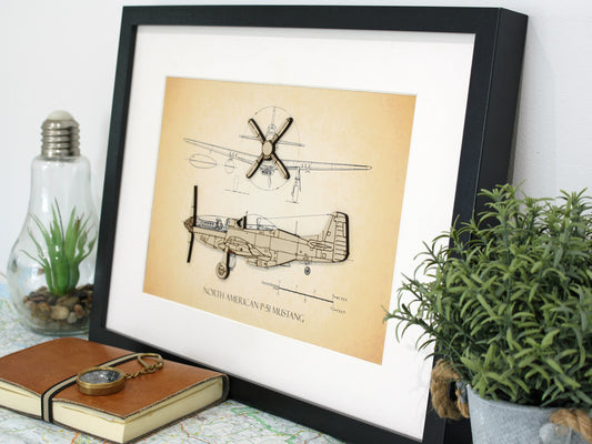 P-51 Mustang aviation gifts
