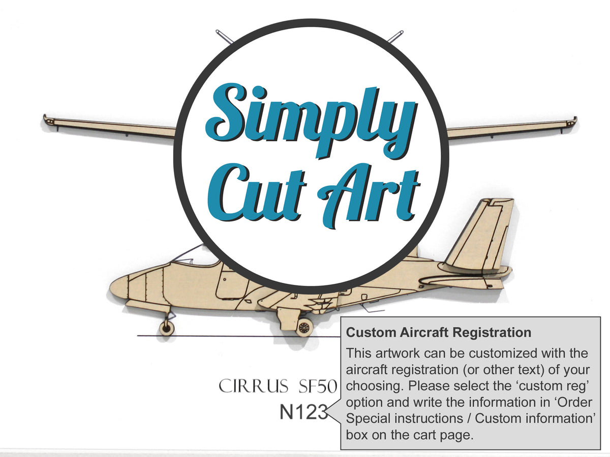 Arte de aviación Cirrus SF50 Vision Jet