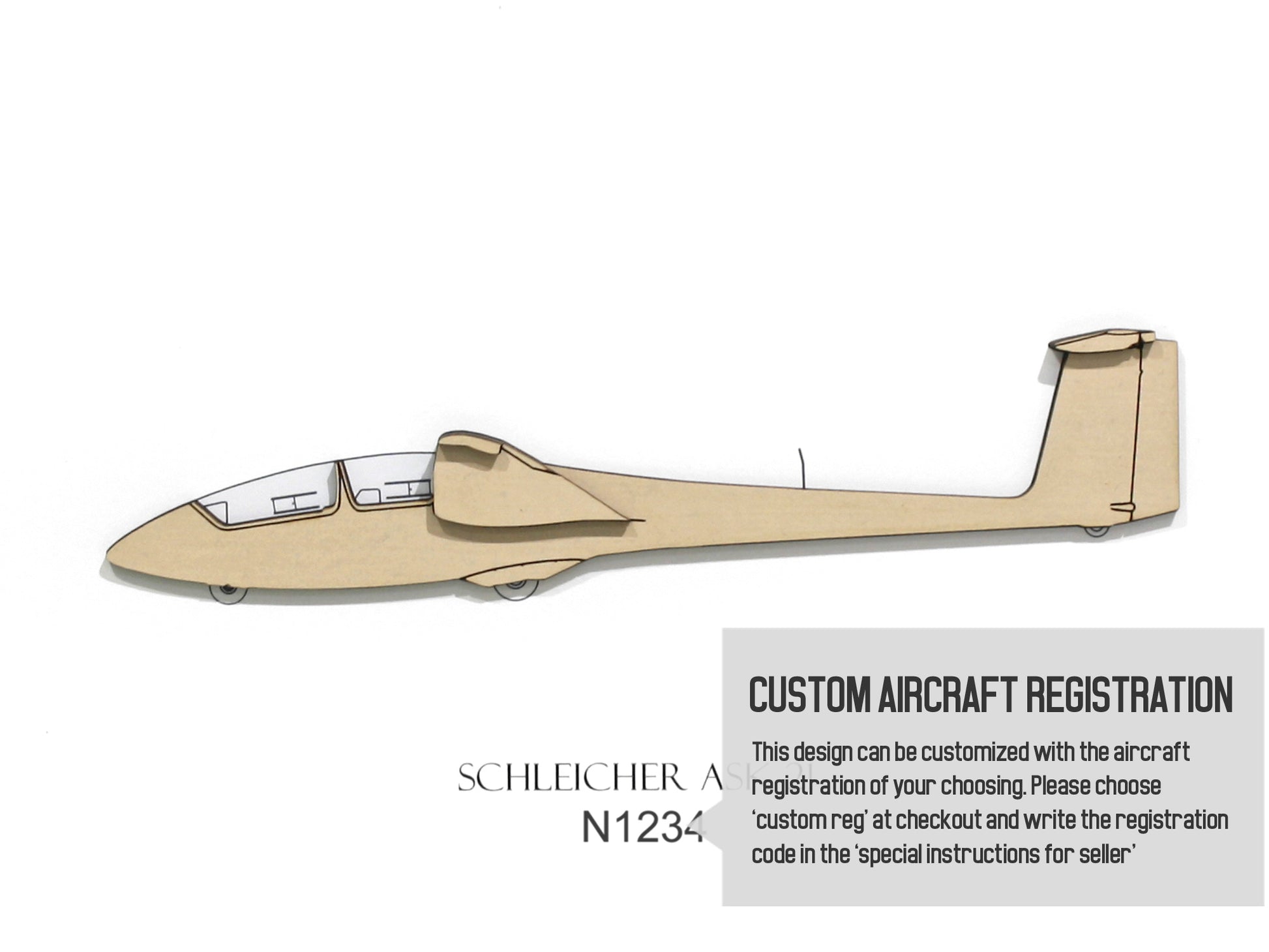 Schleicher ASK 21 aviation art