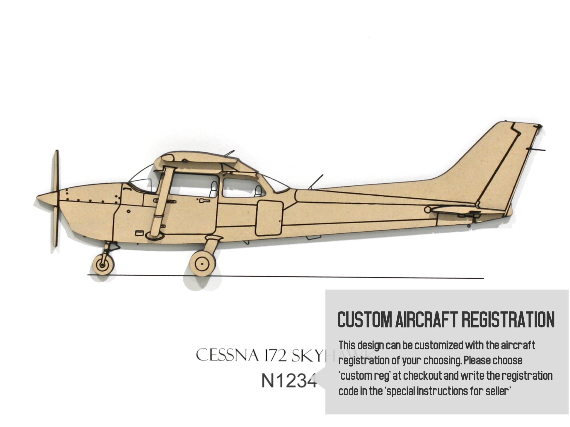 custom Cessna 172 Skyhawk gift