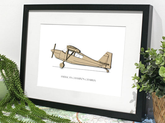 American Champion Citabria aviation art