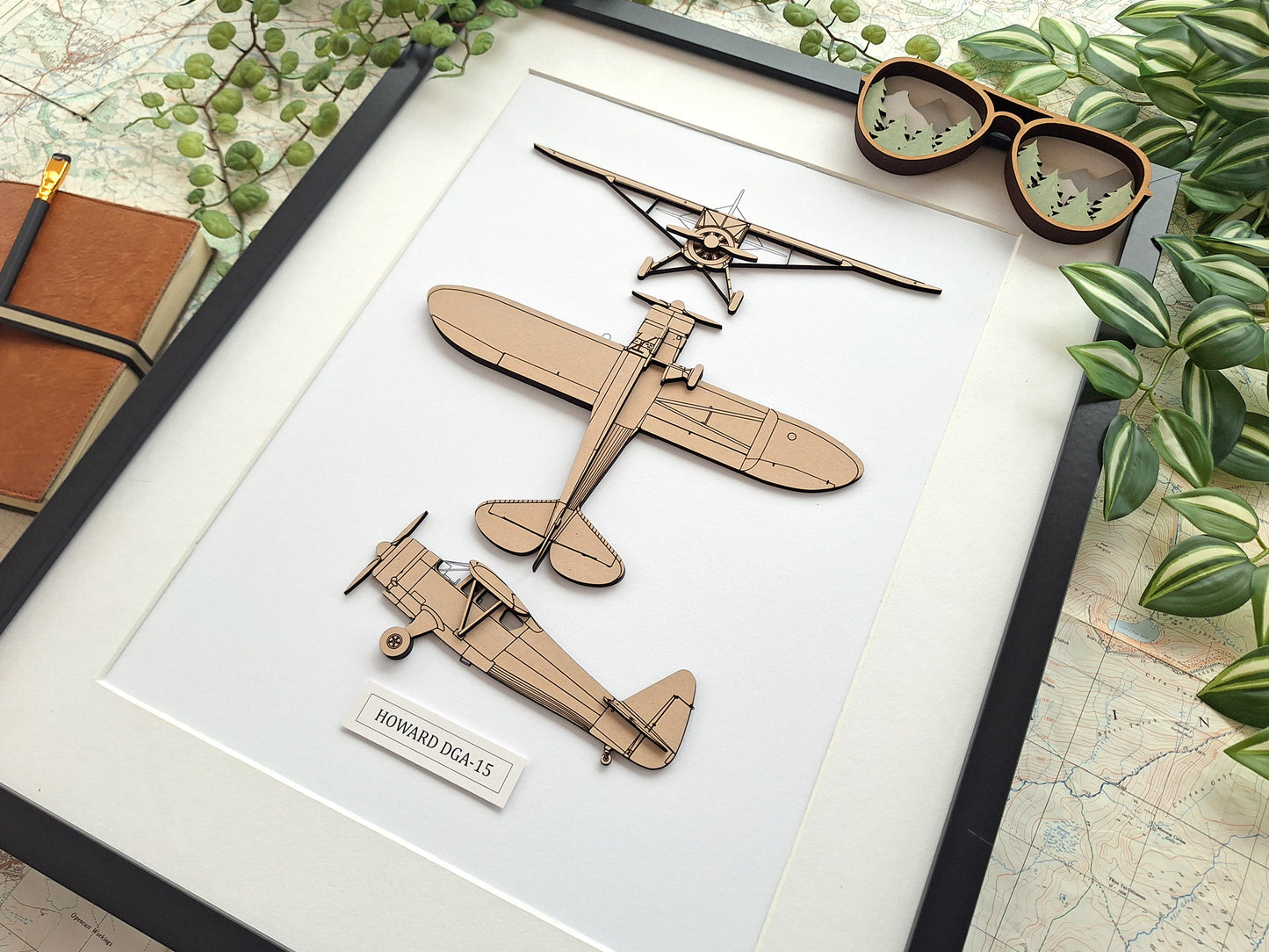 Howard DGA-15 custom aviation art