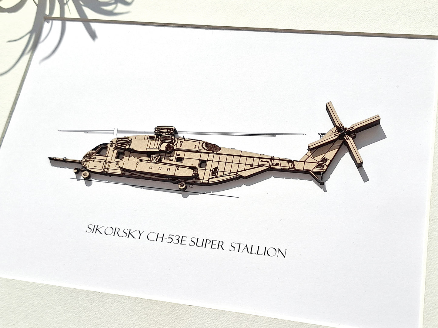 Sikorsky CH-53E Super Stallion USMC helicopter art