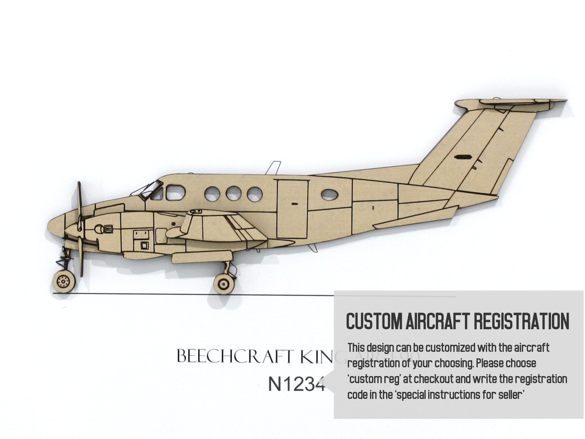 Beechcraft King Air F90 custom gift