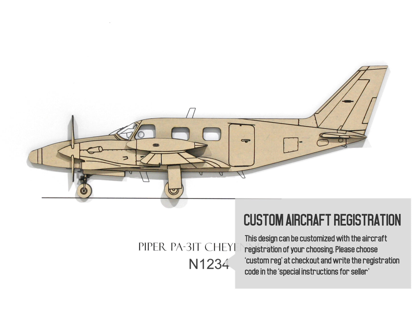 Piper PA-31T Cheyenne II custom gifts