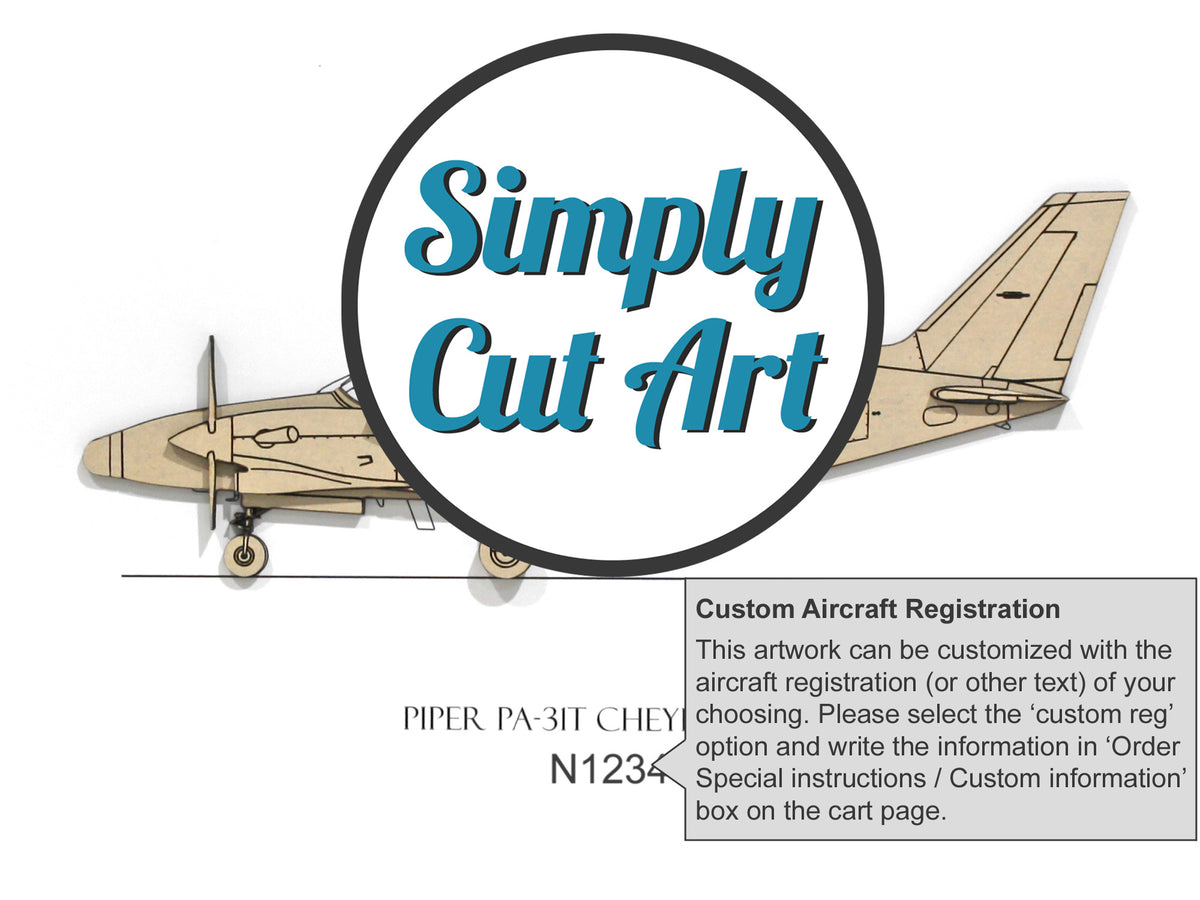 Arte aeronáutico del Piper PA-31T Cheyenne II