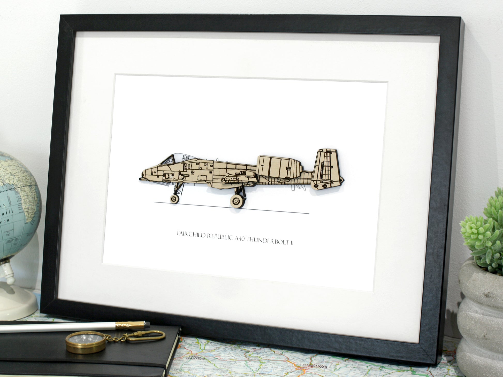 A-10 Thunderbolt II Warthog aviation art