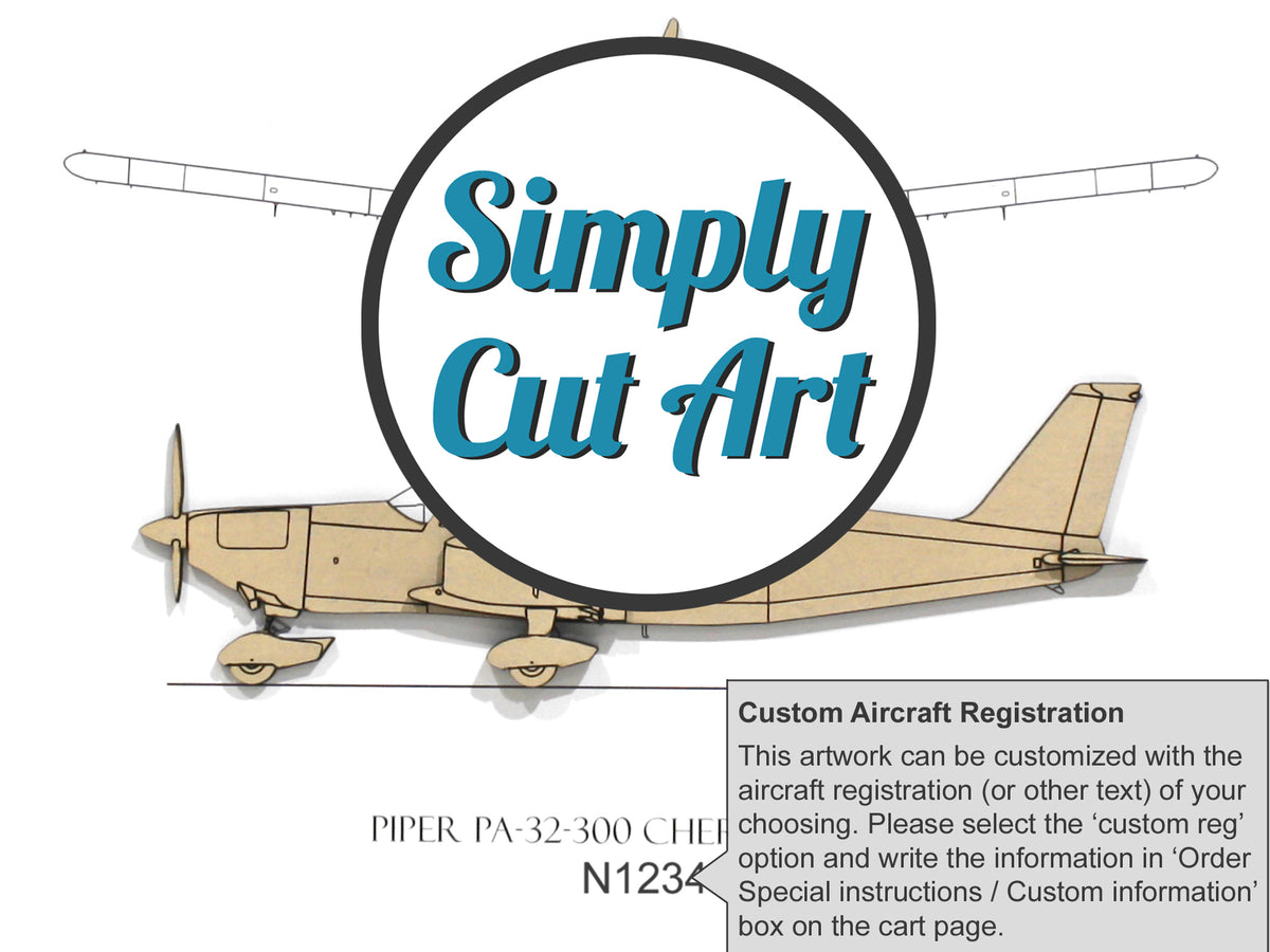Arte de planos del Piper PA-32-300 Cherokee Six