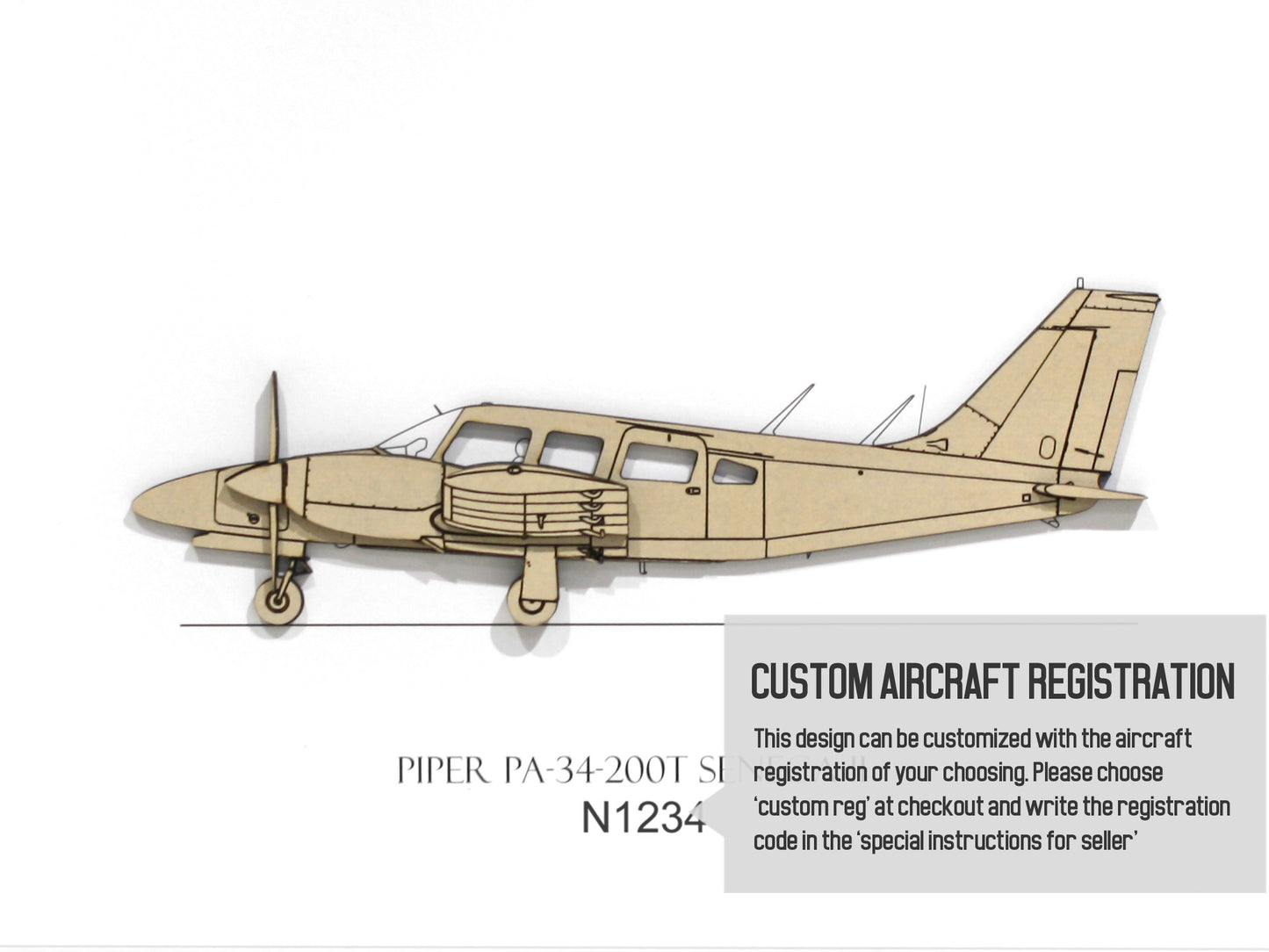 Piper PA-34-200T Seneca II pilot gifts