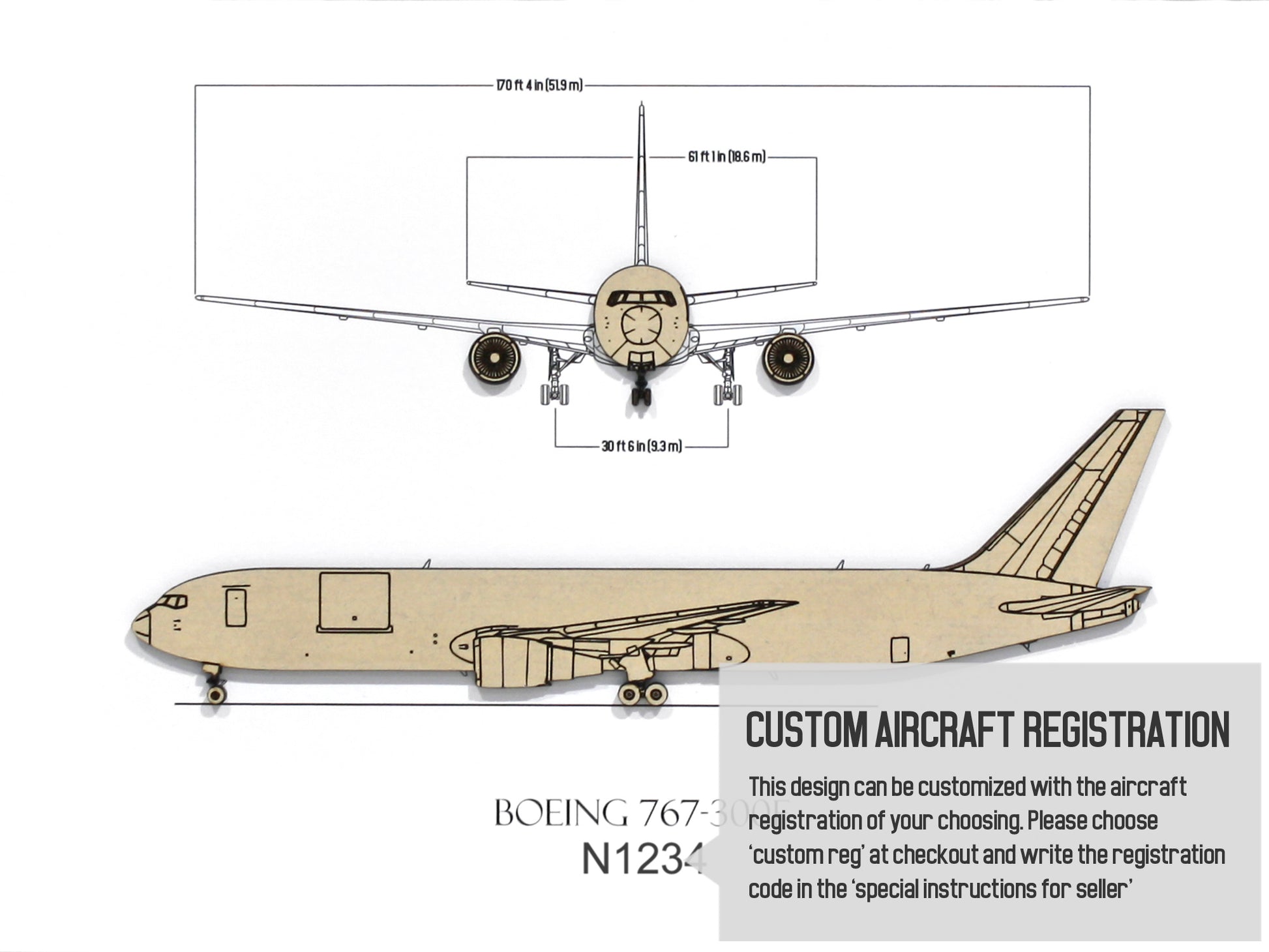 Boeing 767-300F freighter pilot gifts