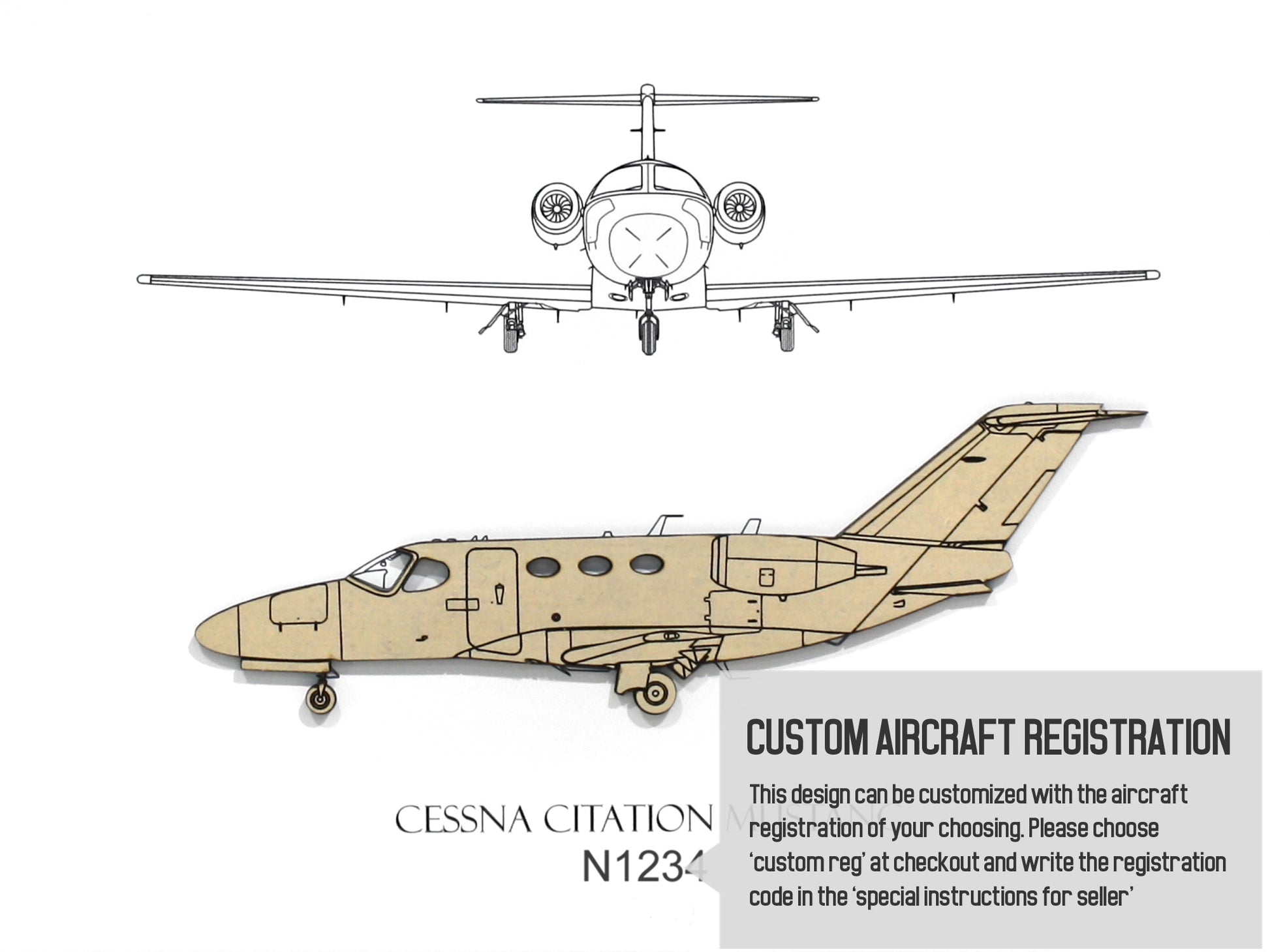 Cessna Citation Mustang custom gift