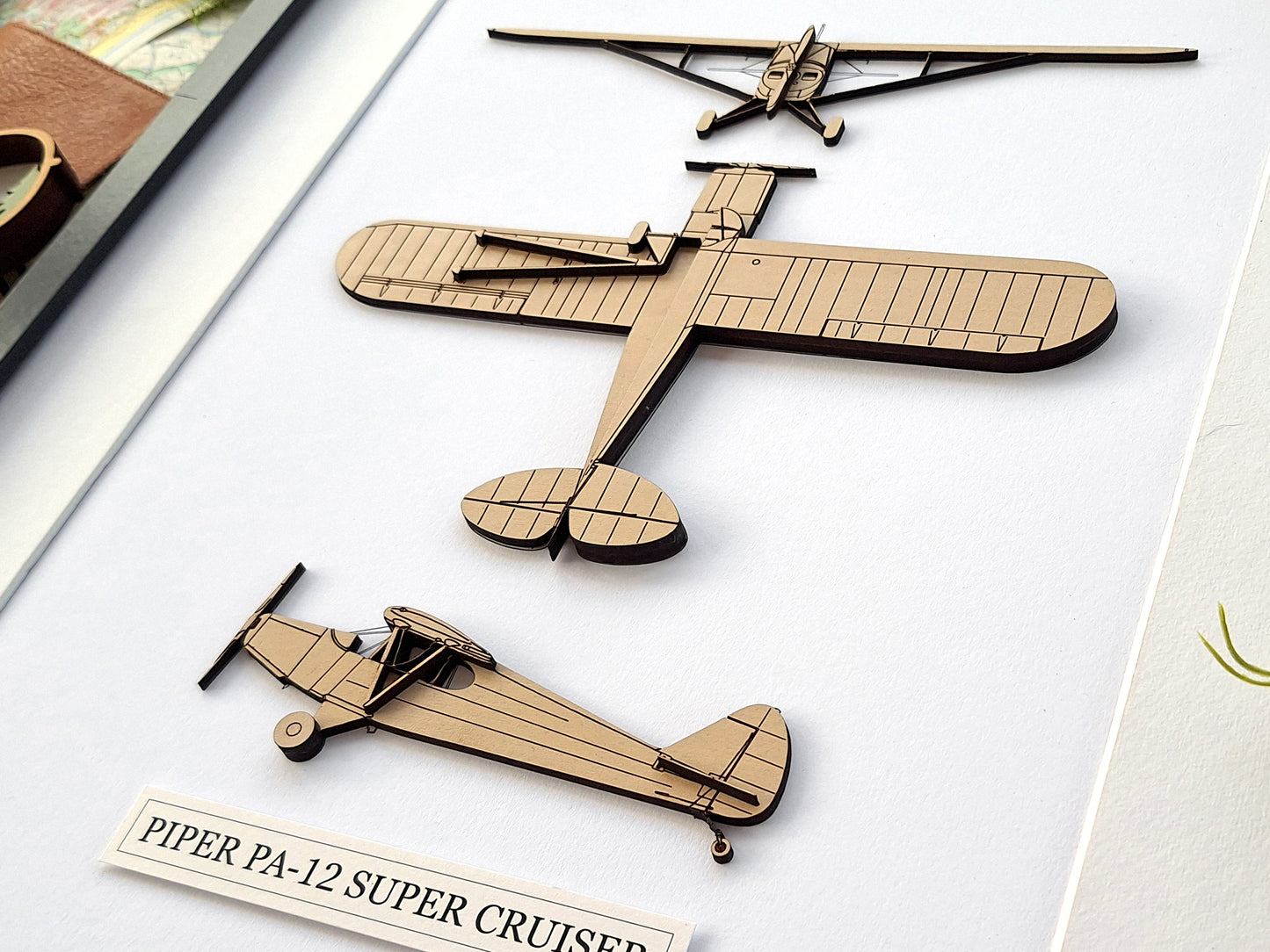 Piper PA-12 Super Cruiser aviation art