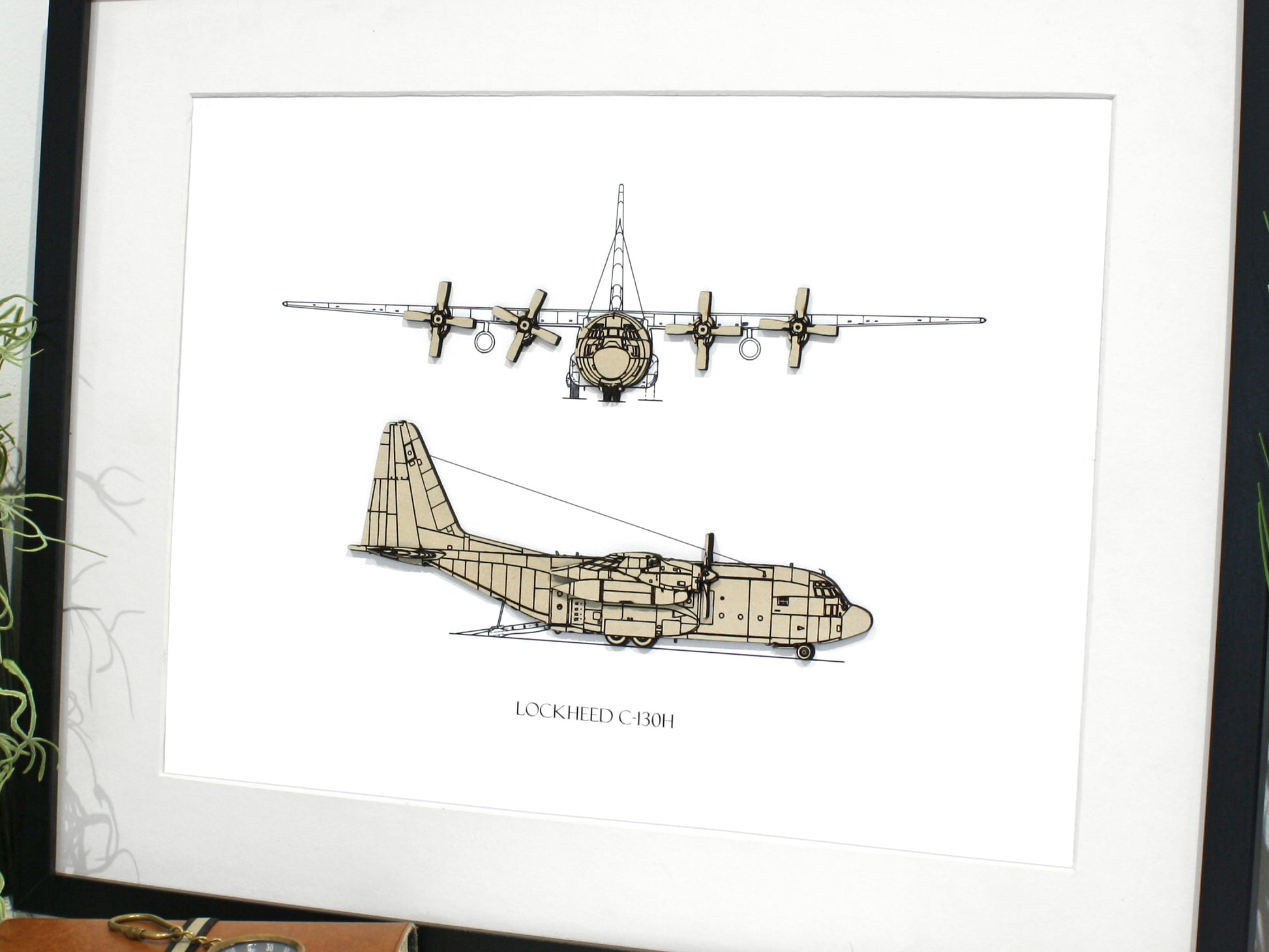 Lockheed C-130H aviation art
