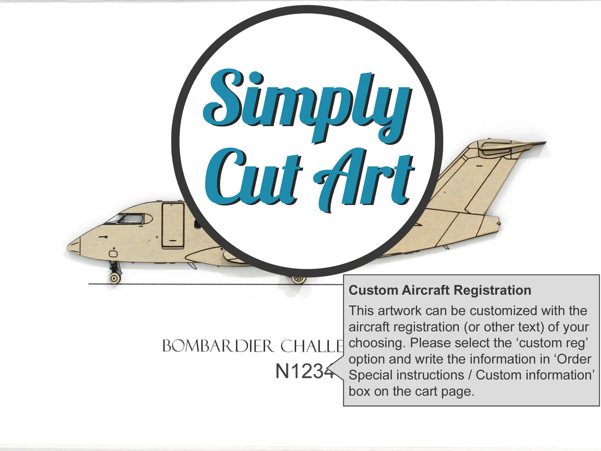 Arte aeronáutico del Bombardier Challenger 601-3A