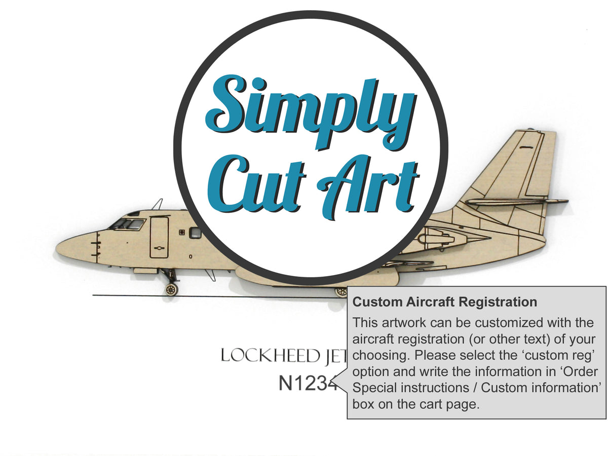 Arte aeronáutico del Lockheed Jetstar
