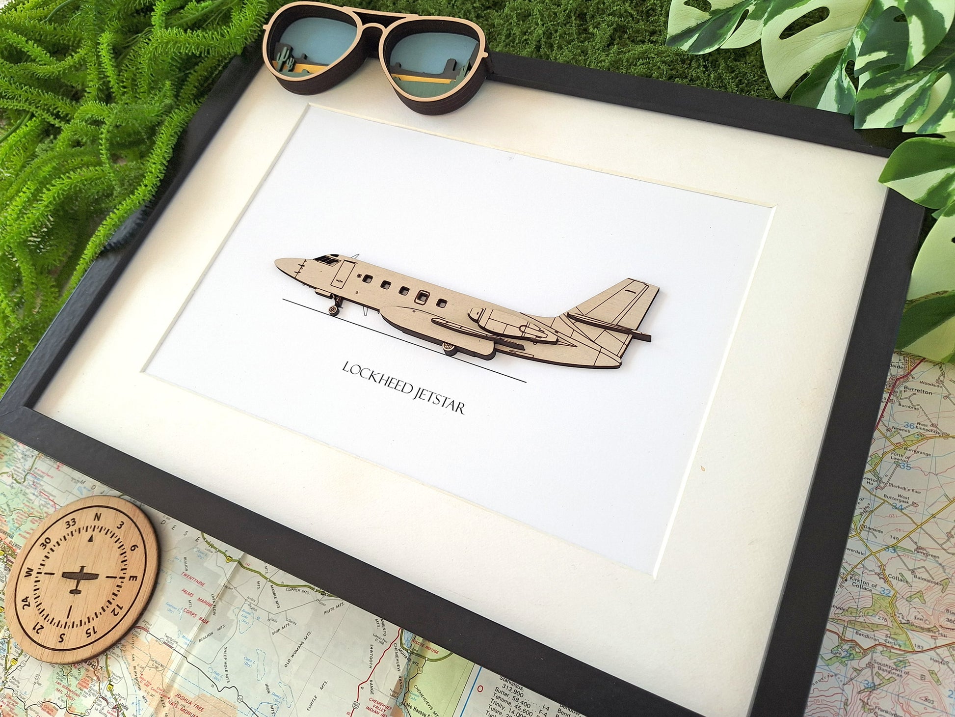 Lockheed Jetstar  aviation art