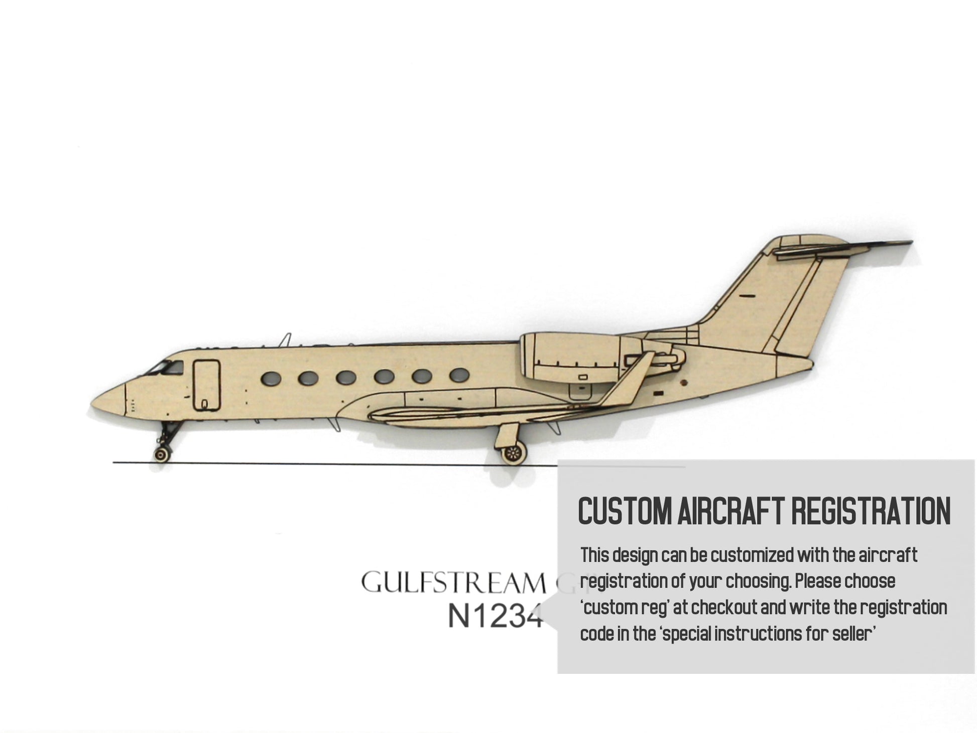 Gulfstream G-IV custom aviation art