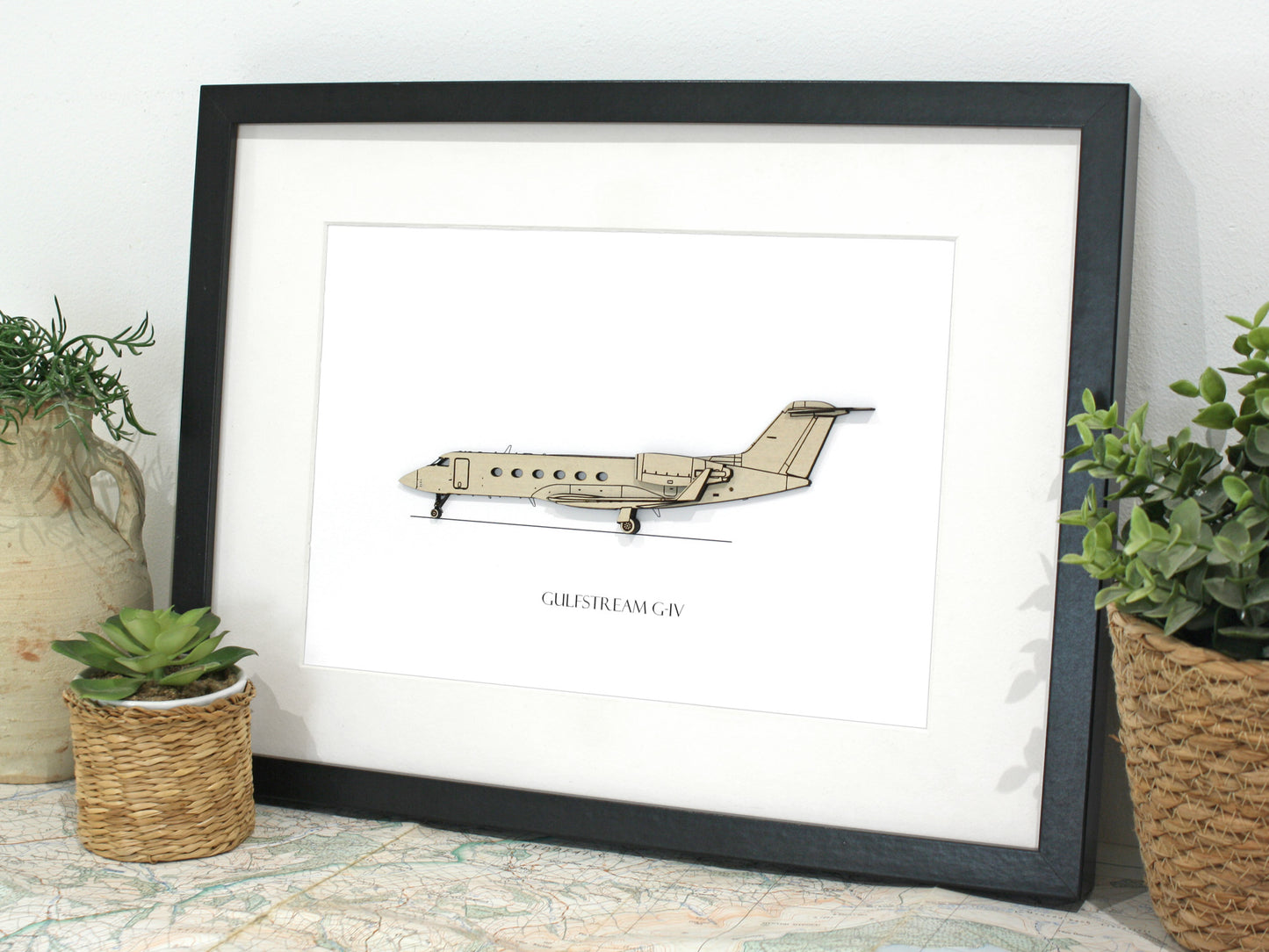 Gulfstream G-IV aviation art