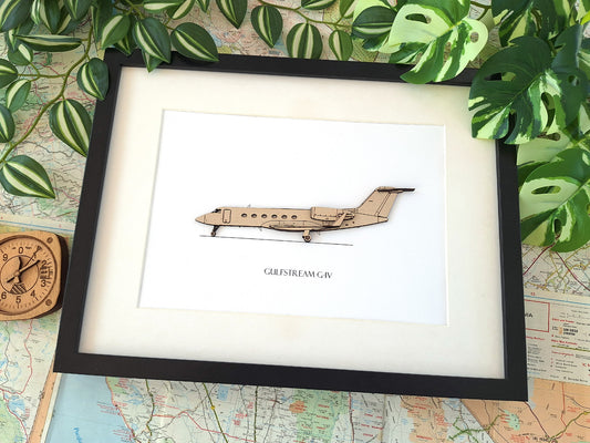 Gulfstream G-IV aviation blueprint art