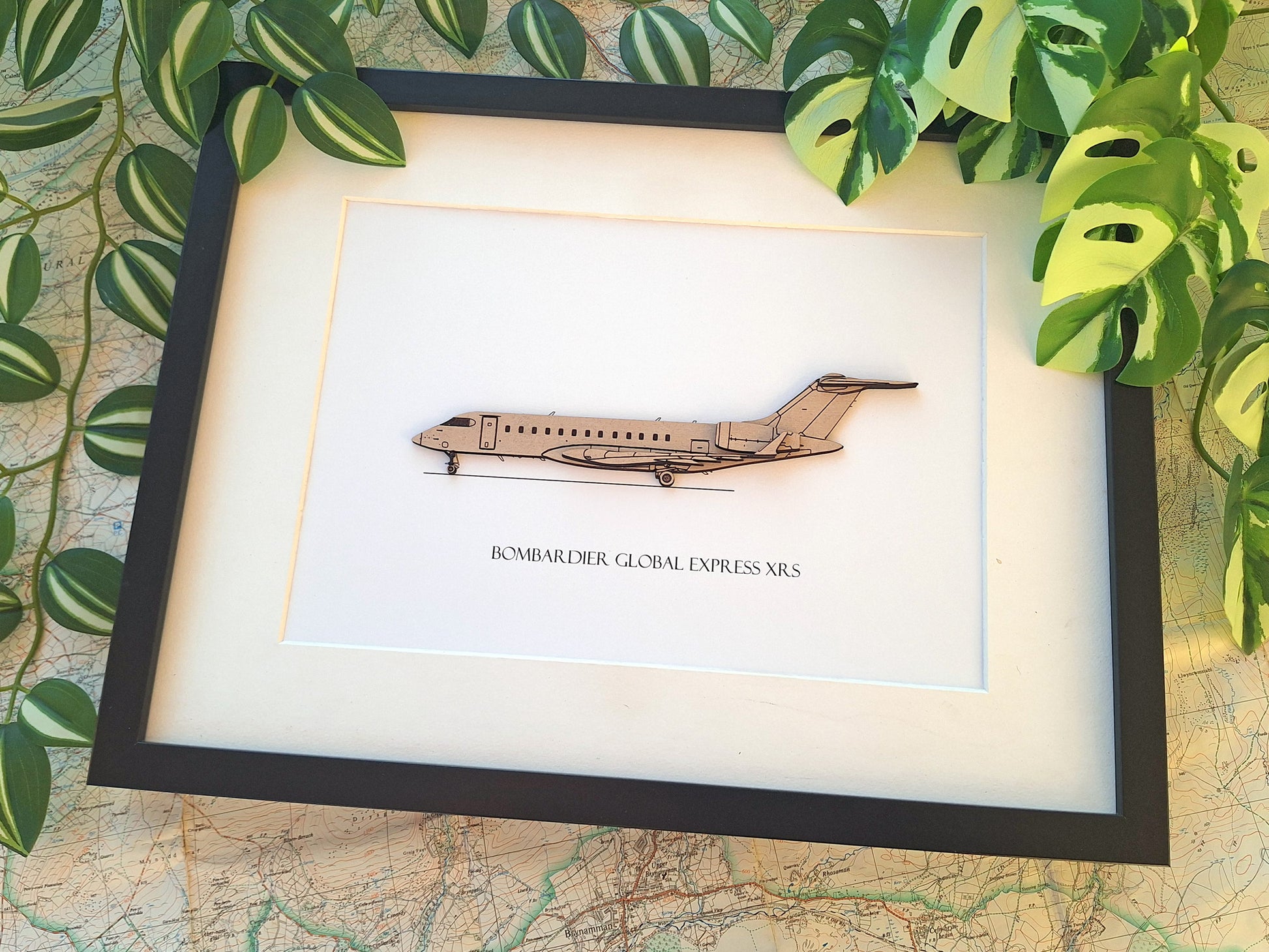 Bombardier Global Express XRS aviation art