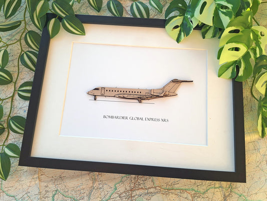Bombardier Global Express XRS aviation art