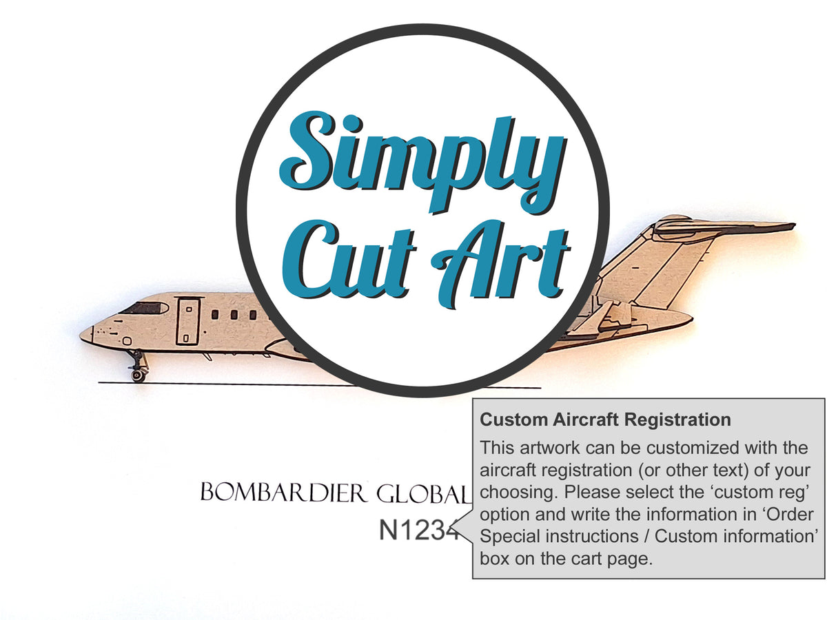 Arte aeronáutico del Bombardier Global Express XRS
