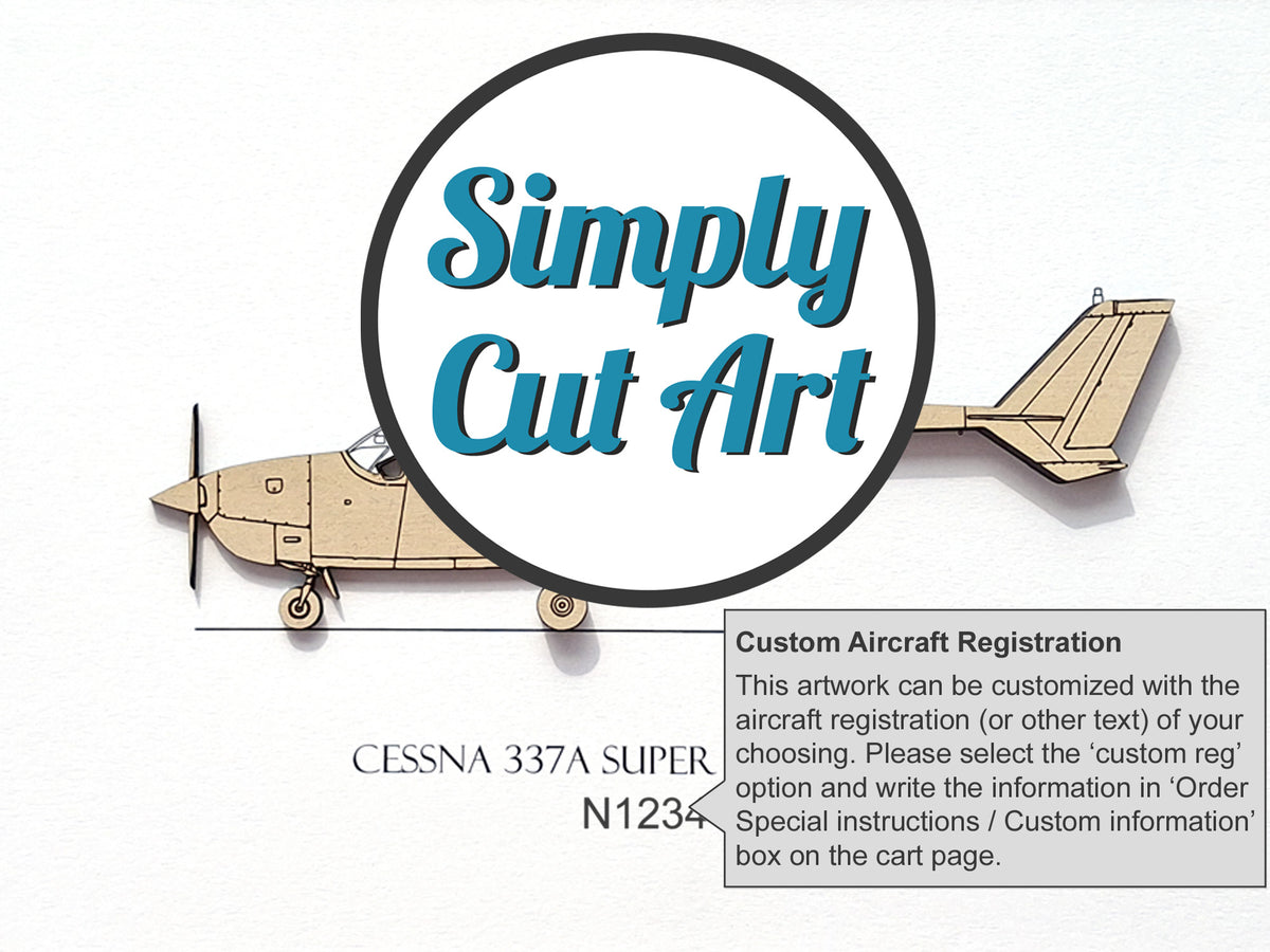 Arte aeronáutico del Cessna 337A Super Skymaster