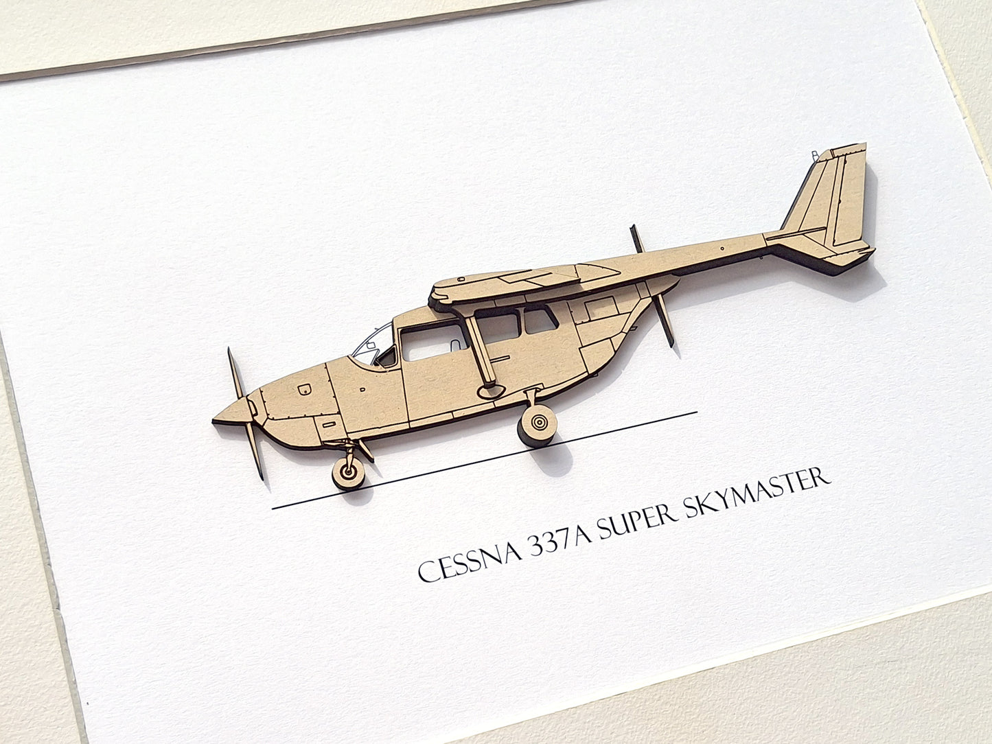 Cessna 337A Super Skymaster aviation art
