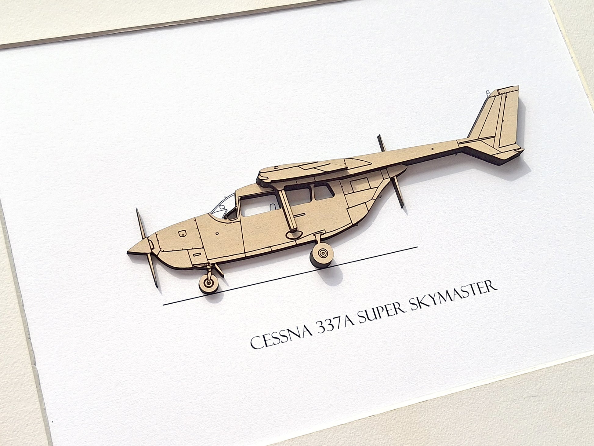 Cessna 337A Super Skymaster aviation art
