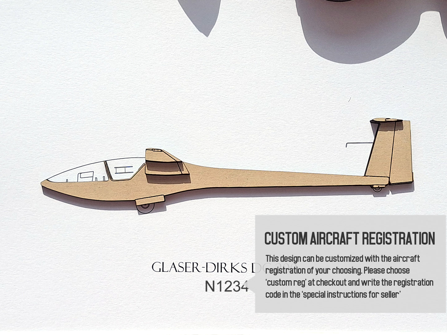 Glaser-Dirks DG-200 glider pilot gift