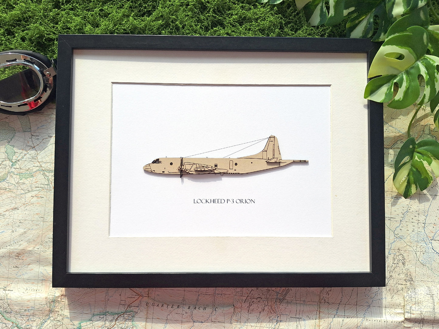 Lockheed P-3 Orion blueprint art