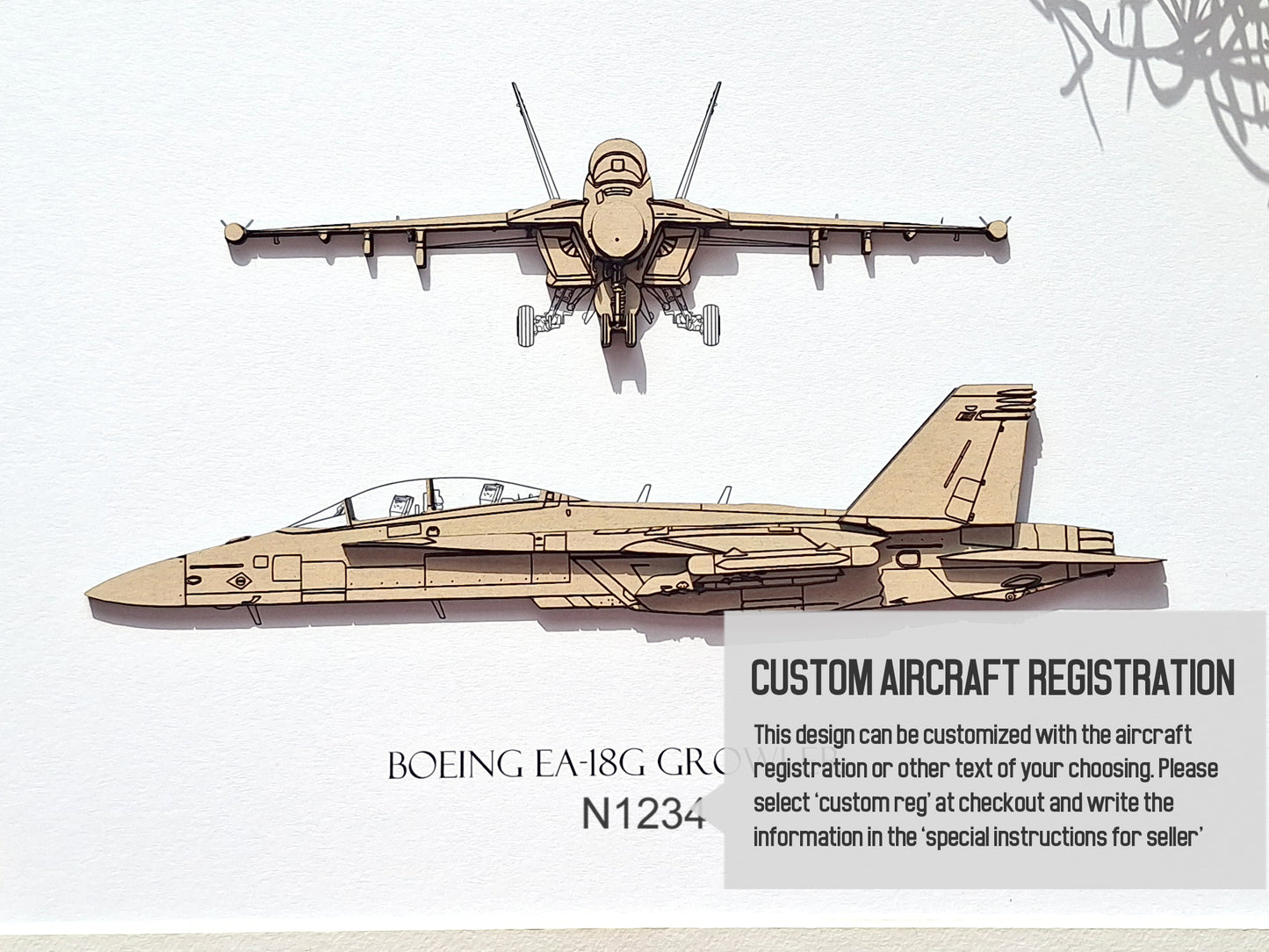 Boeing EA-18G Growler aviation art
