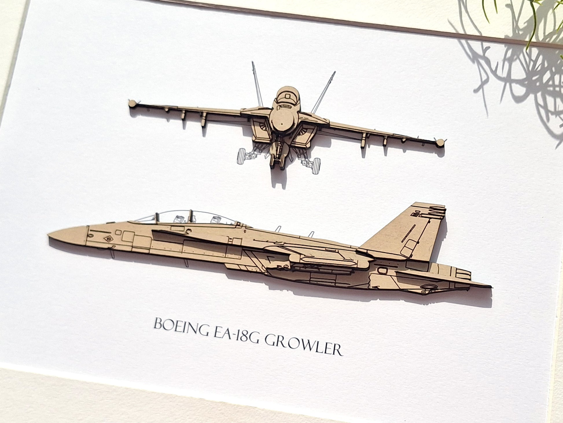 Boeing EA-18G Growler aviation art