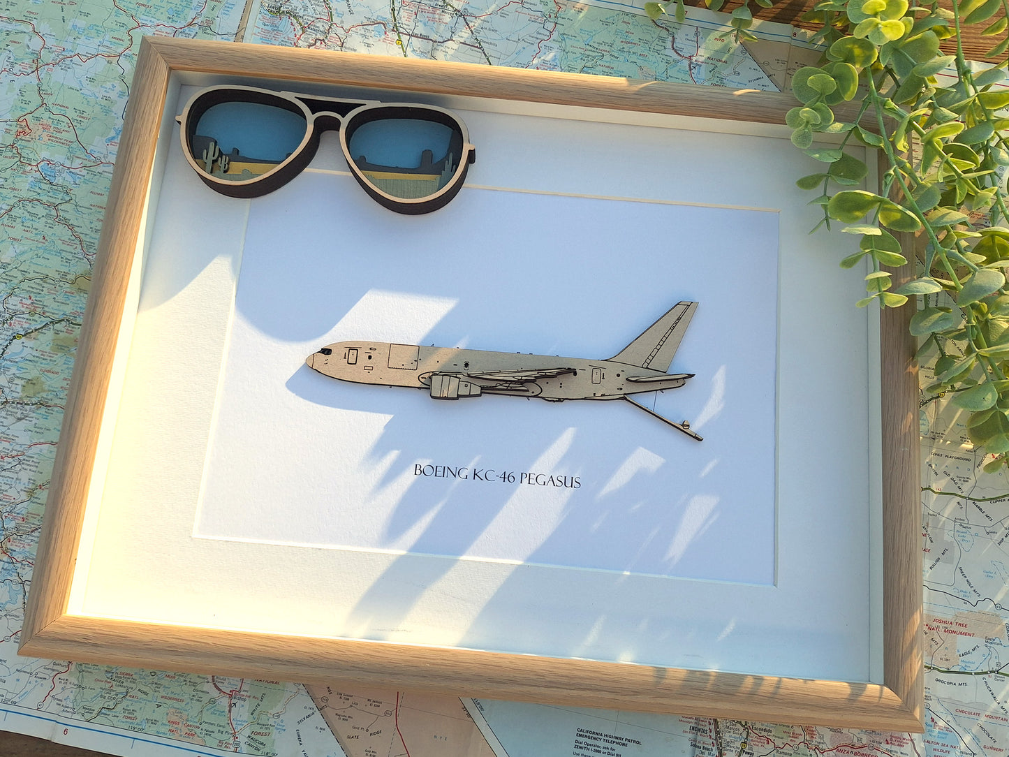 Boeing KC-46 Pegasus tanker blueprint art