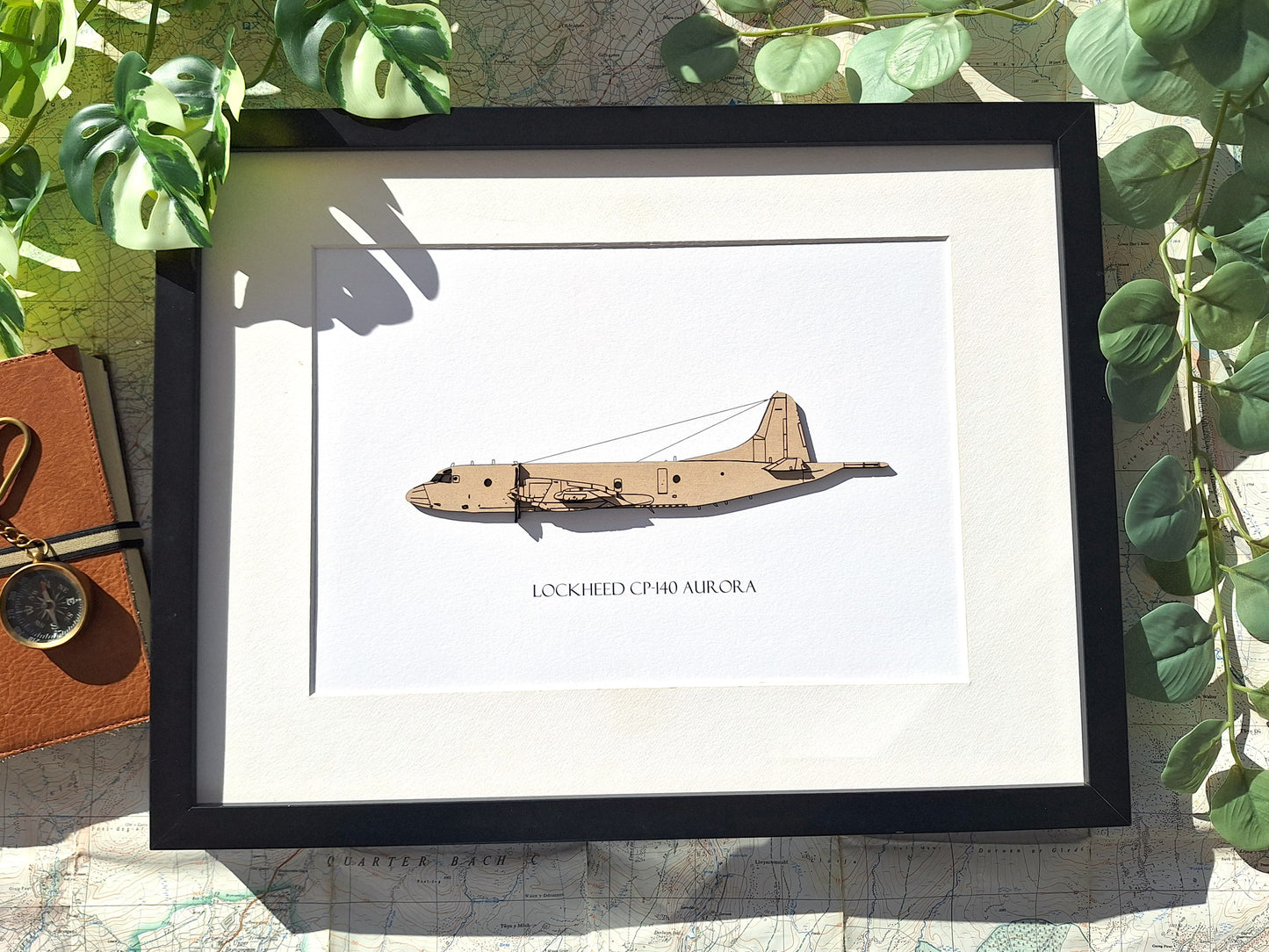 Lockheed CP-140 Aurora blueprint art