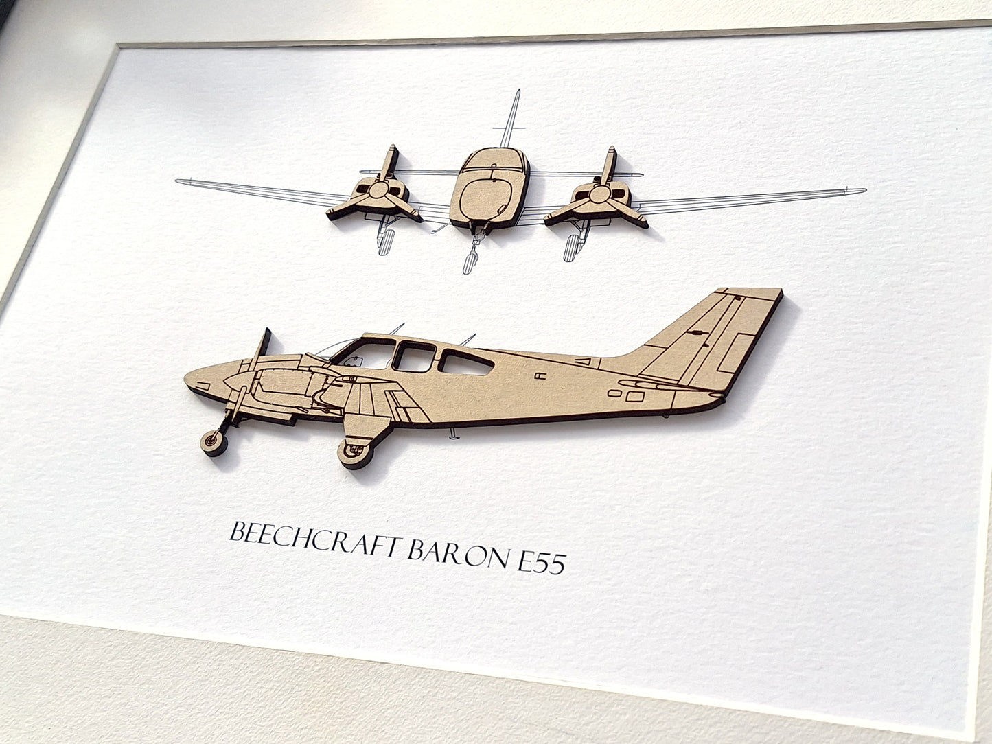 Beechcraft Baron E55 aviation gifts