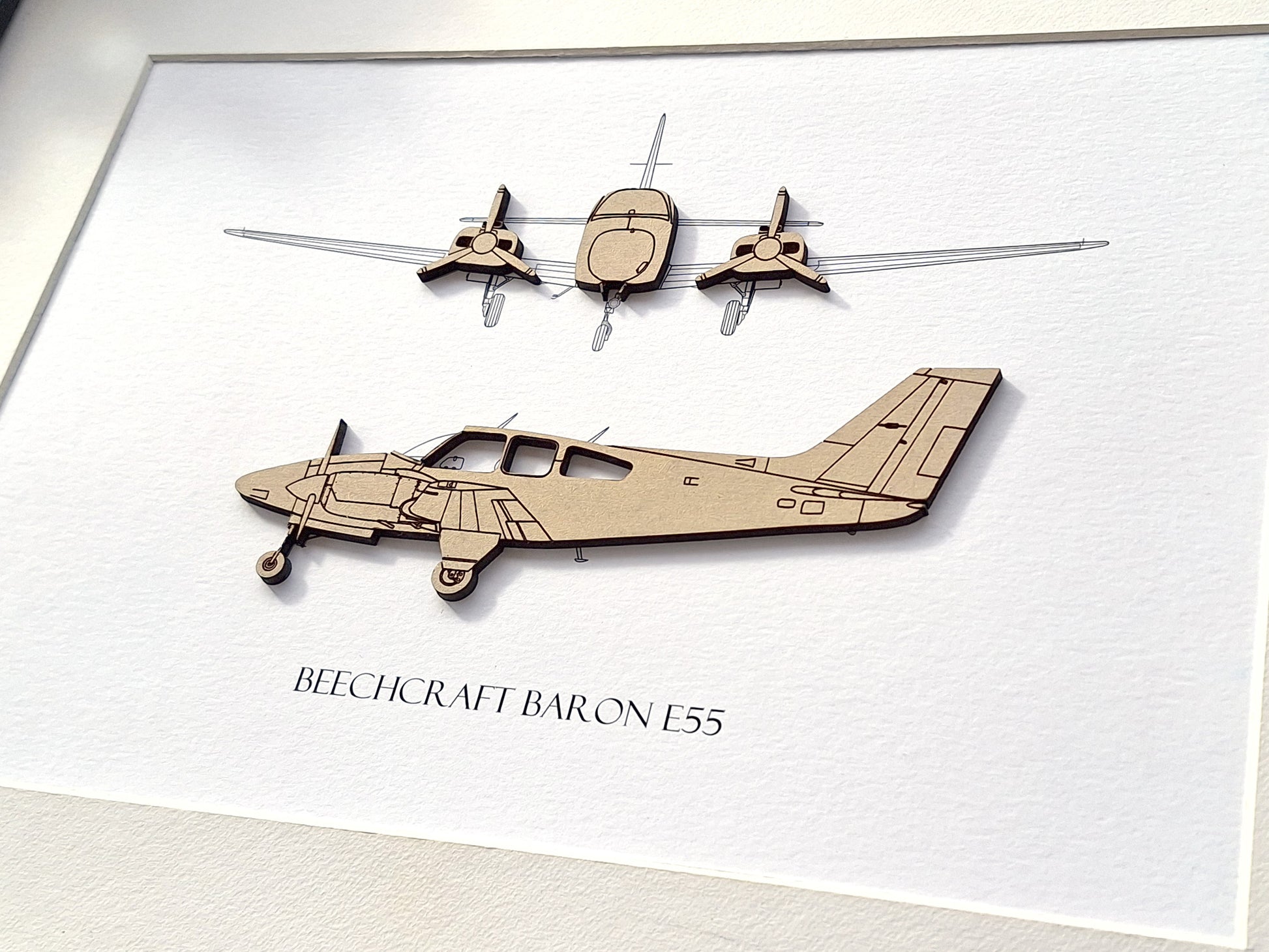 Beechcraft Baron E55 aviation gifts