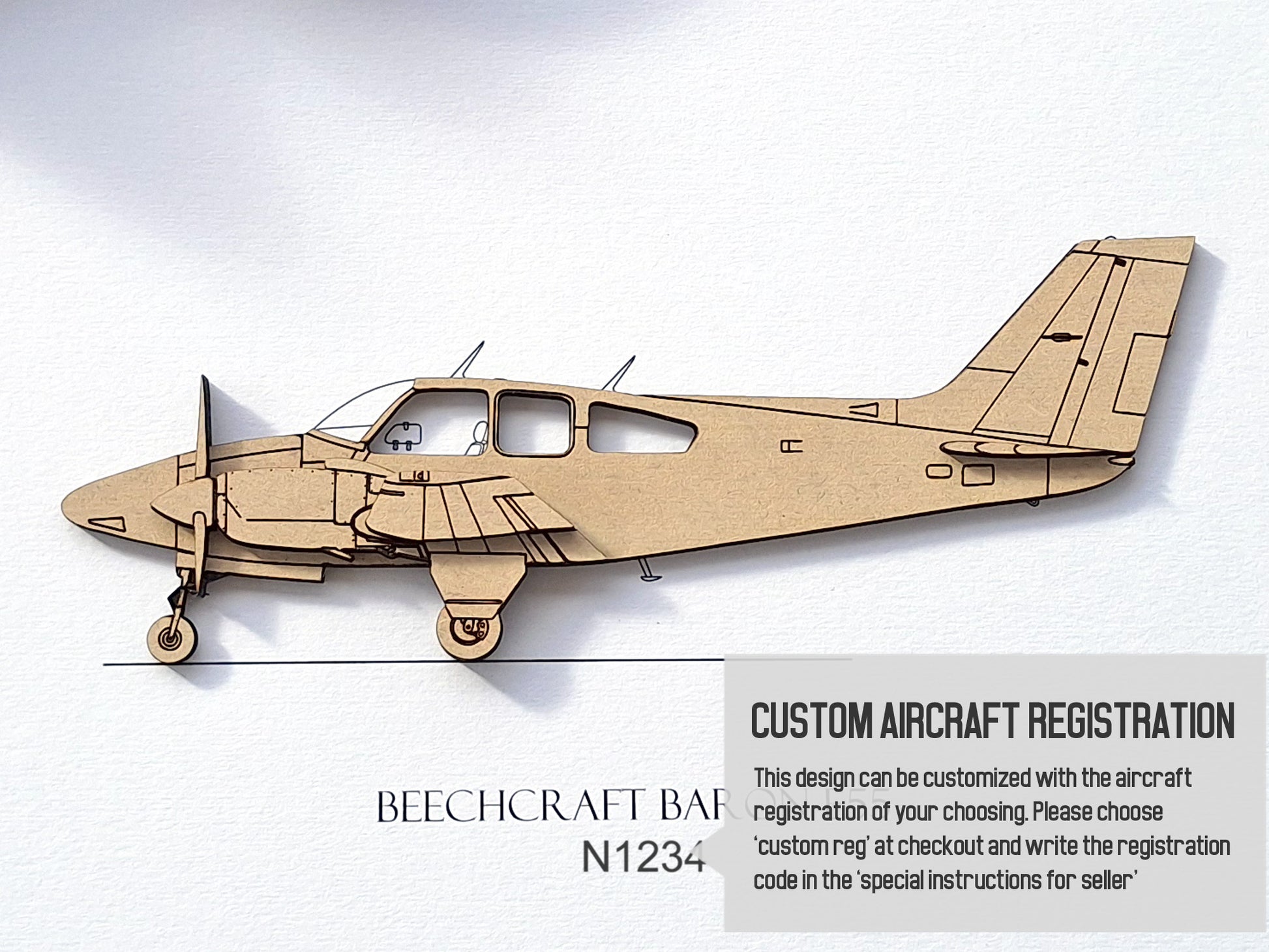 Beechcraft Baron E55 aviation gifts
