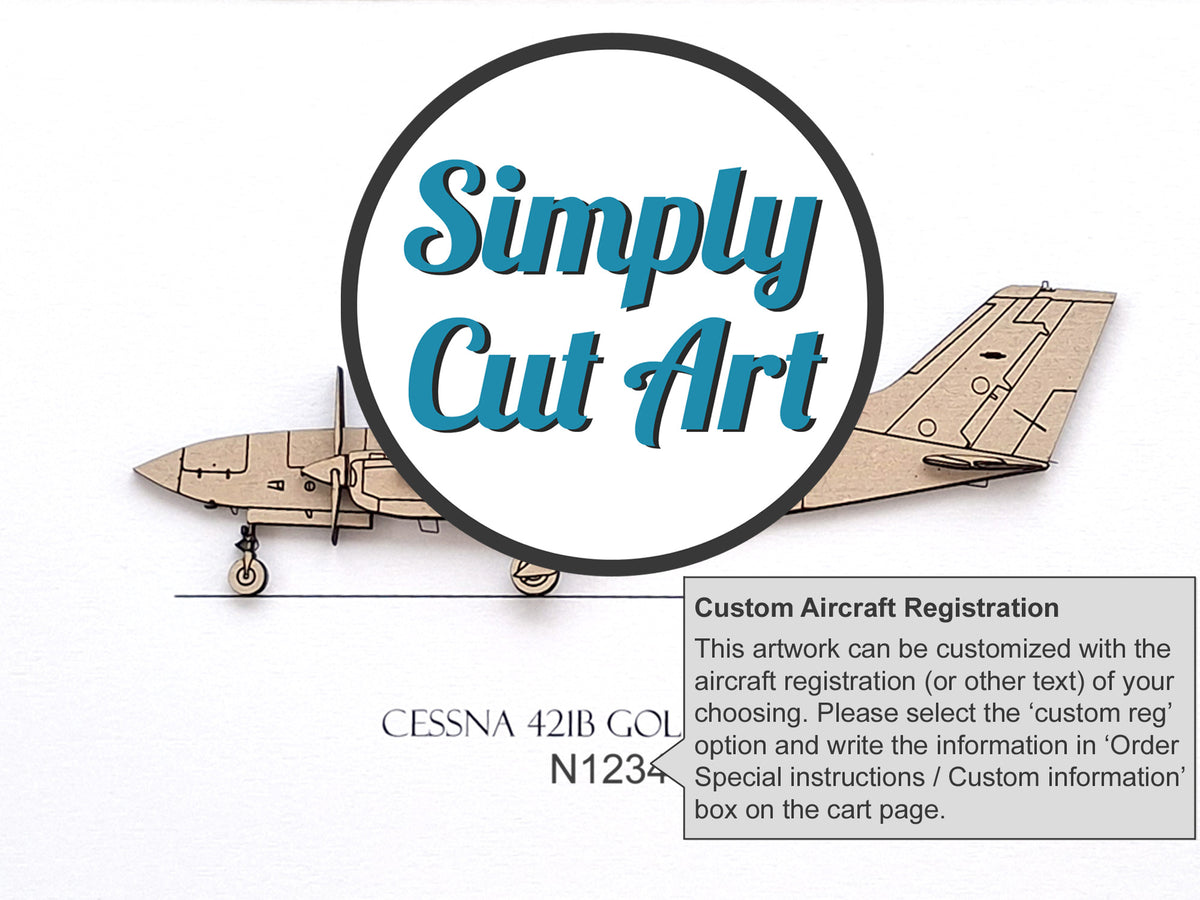 Arte aeronáutico del Cessna 421B Golden Eagle