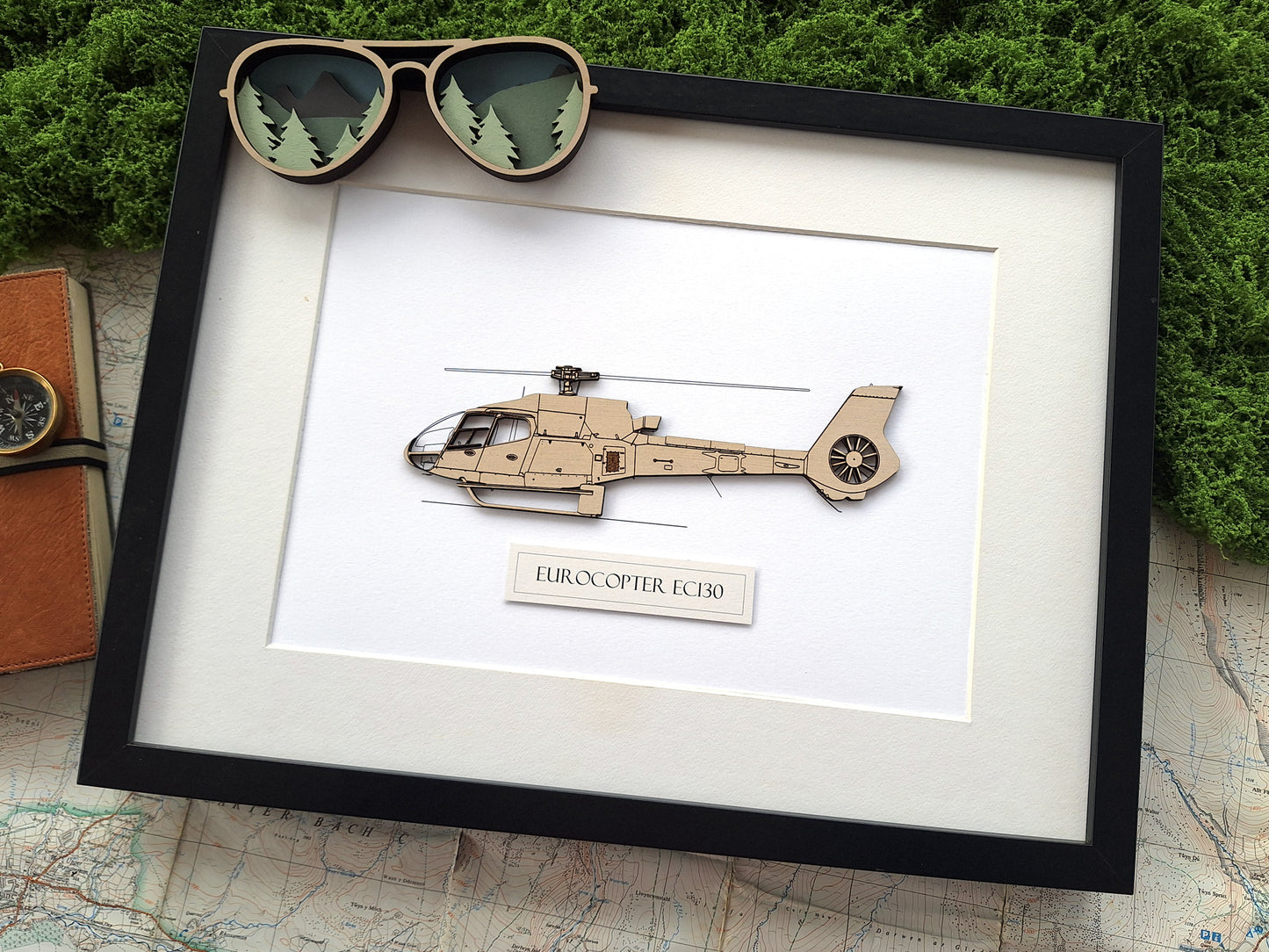 Eurocopter EC130 helicopter art