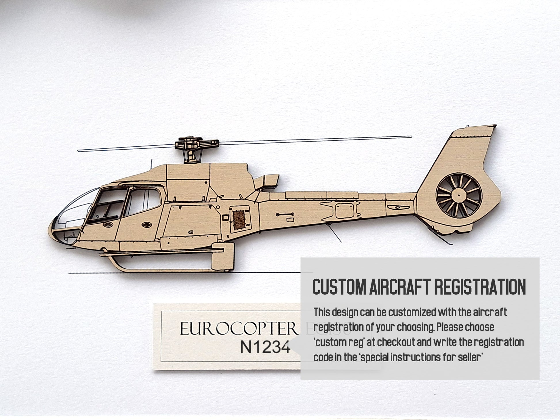 Eurocopter EC130 custom helicopter art