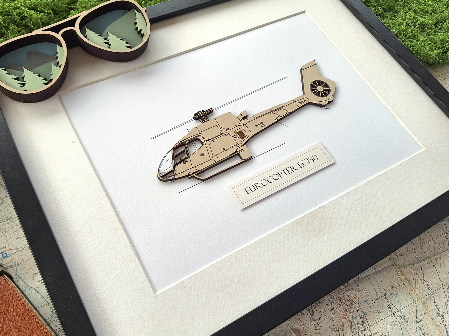 Eurocopter EC130 helicopter art