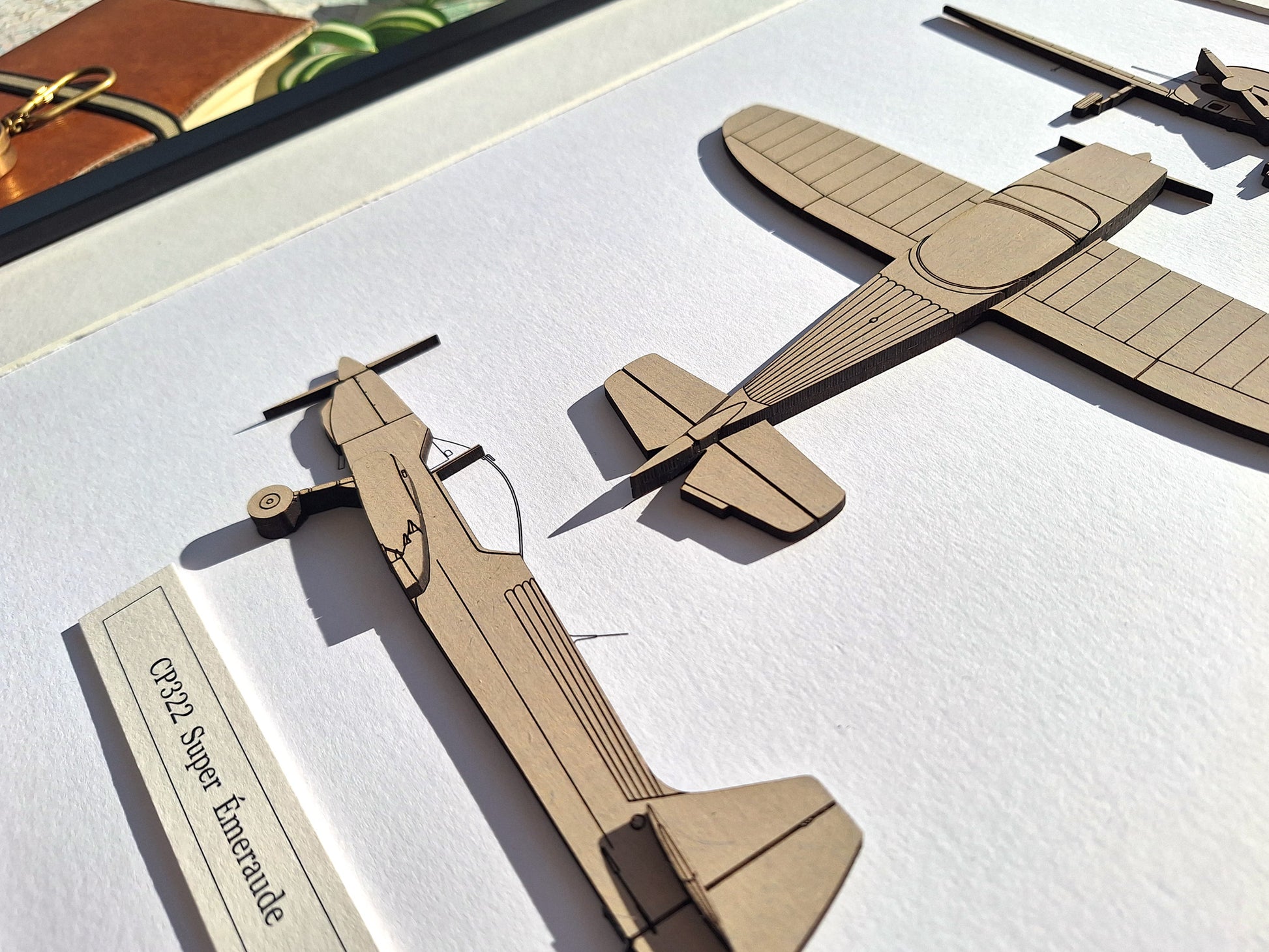 Piel CP-322 Super Emeraude aviation art