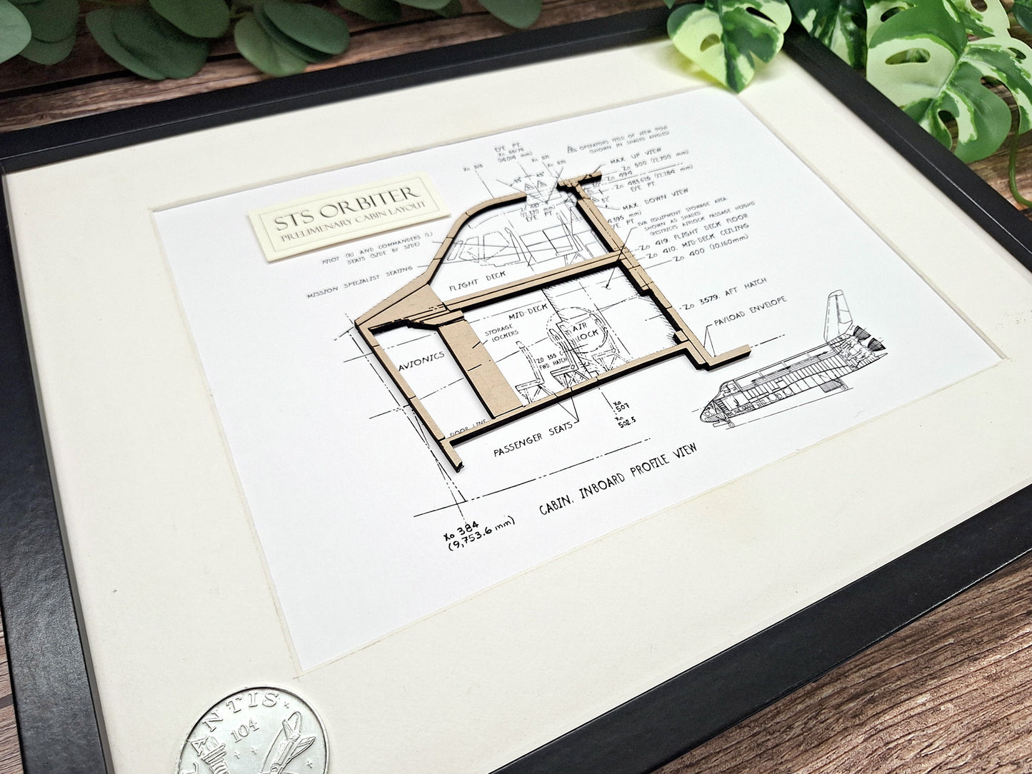 Space Shuttle blueprint