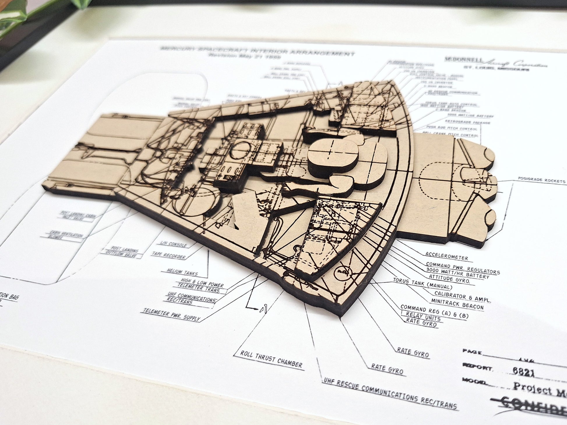 NASA Mercury capsule art