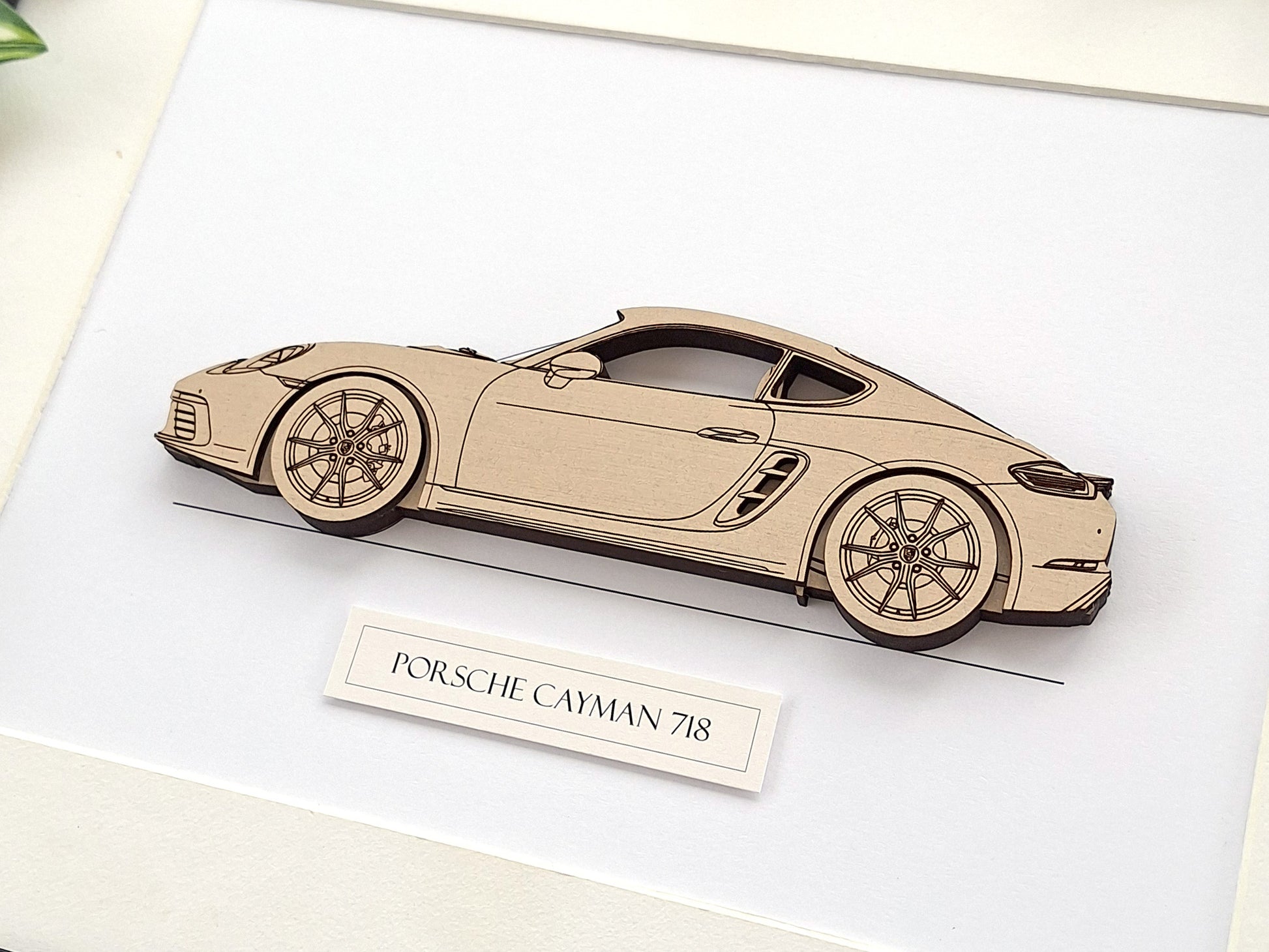 Porsche Cayman 718 art