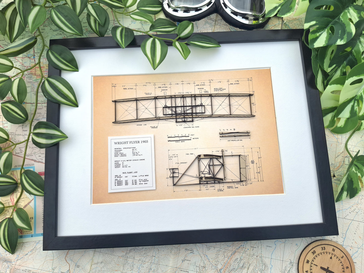 Wright Flyer aviation art